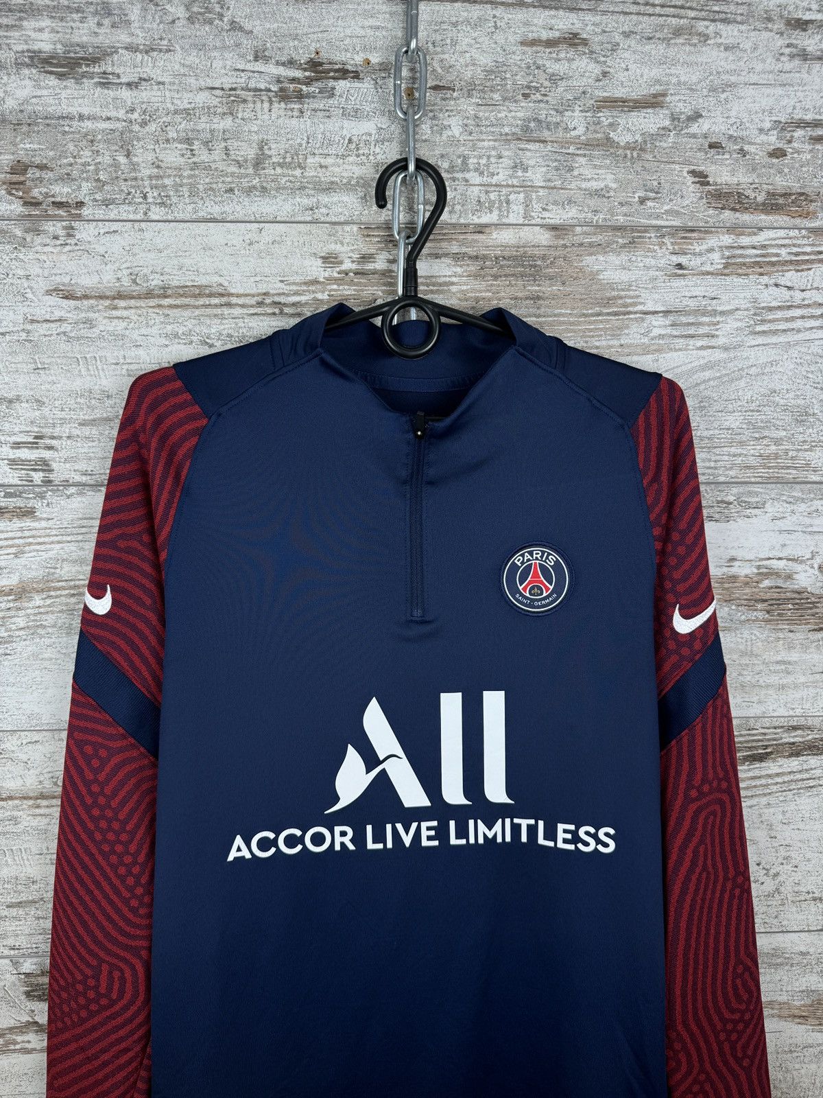 Nike Mens Vintage Nike Paris Saint-Germain Soccer jersey T-shirt Size US L / EU 52-54 / 3 - 1 Thumbnail