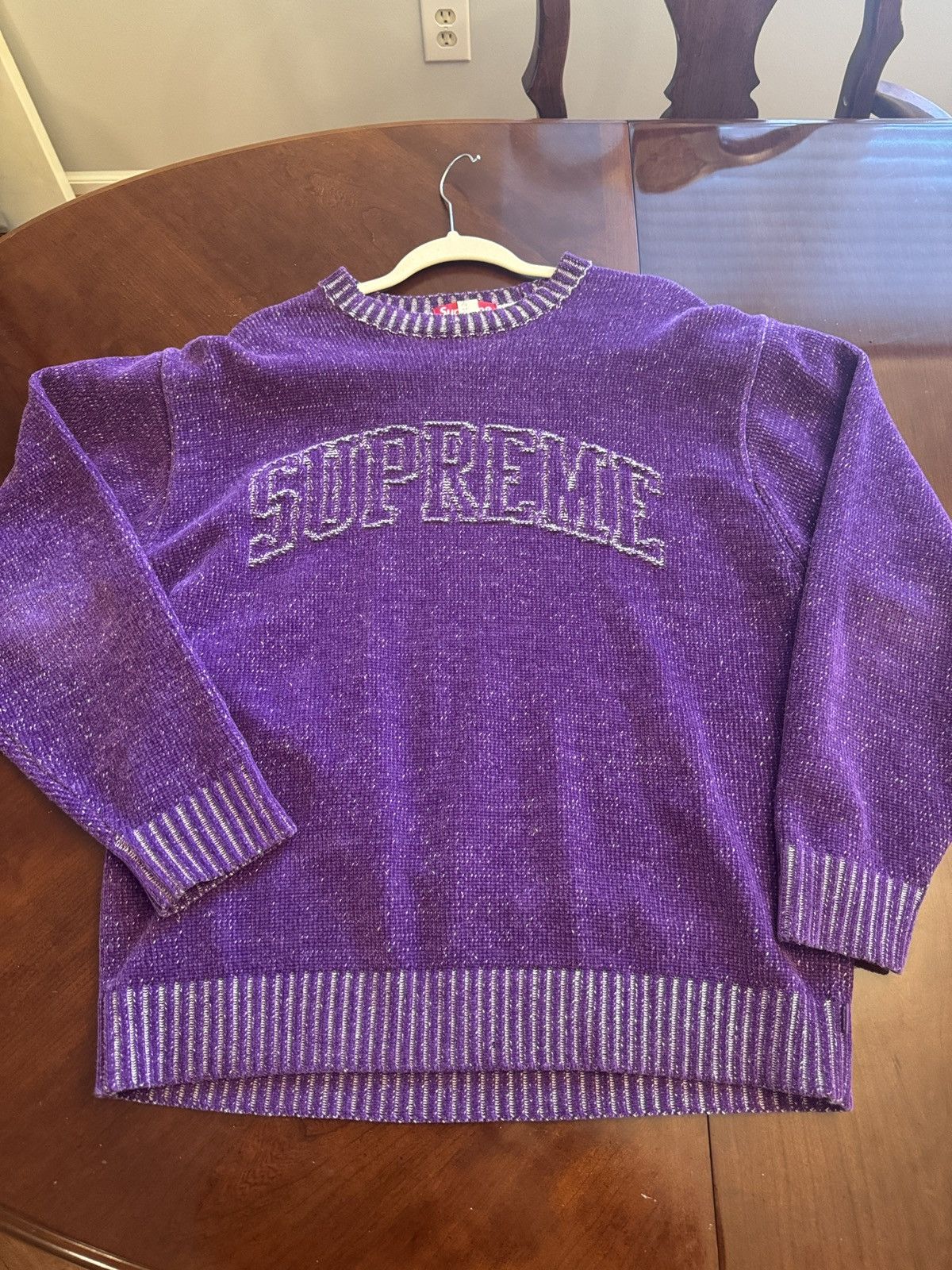 Supreme Supreme Contrast Arc Sweater SS24 | Grailed