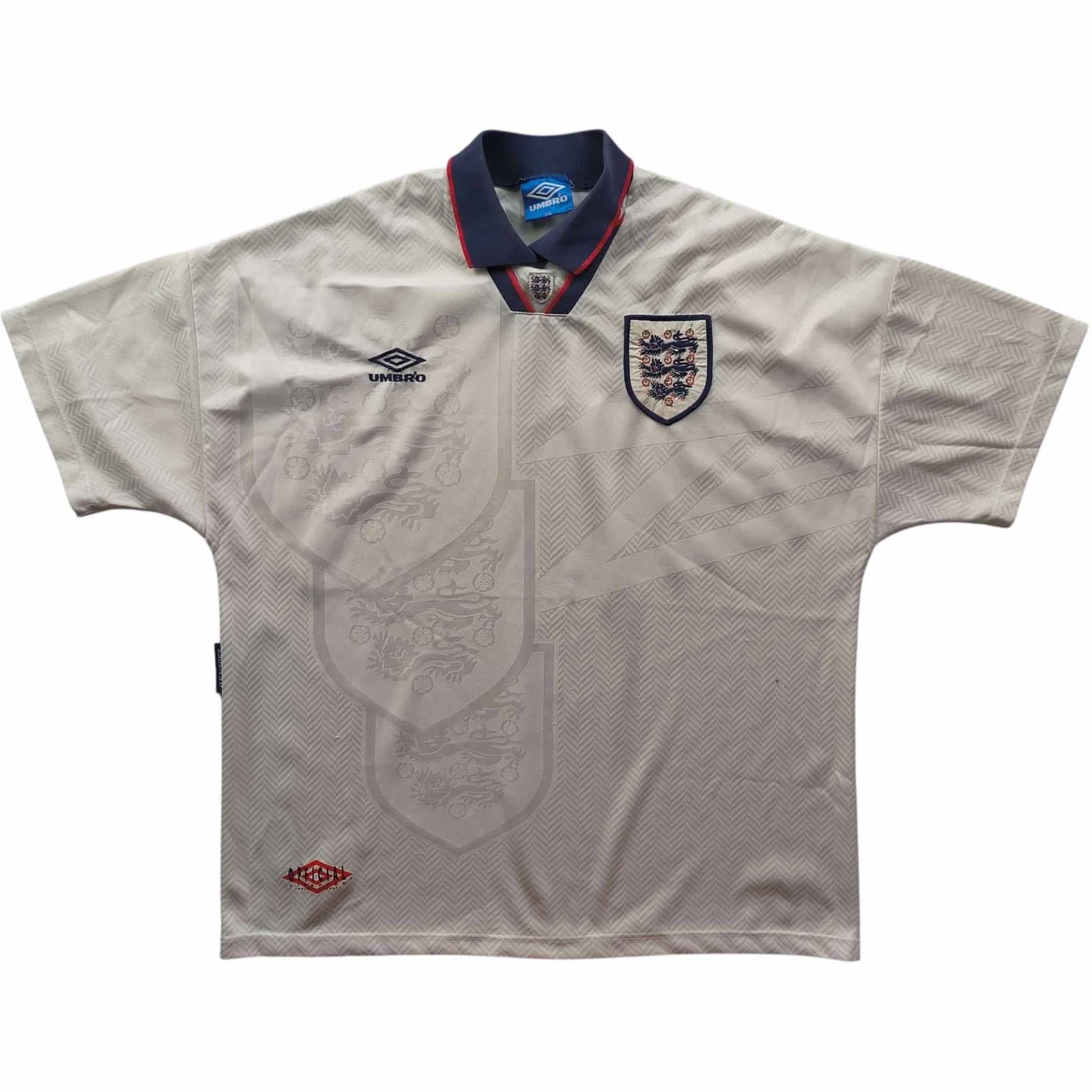 Umbro England 1993-95 Umbro home football jersey size XXL Size US XXL / EU 58 / 5 - 1 Thumbnail