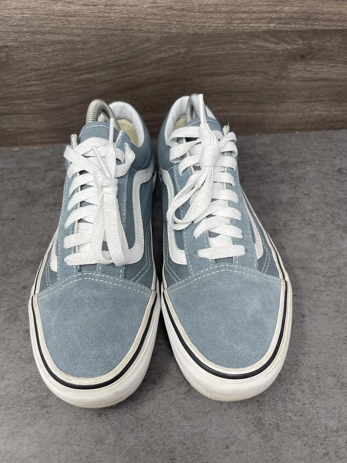 Vans Vans Old Skool Shoes Mens Size 7.5 Blue White Sneakers Size US 7.5 / EU 40-41 - 3 Thumbnail