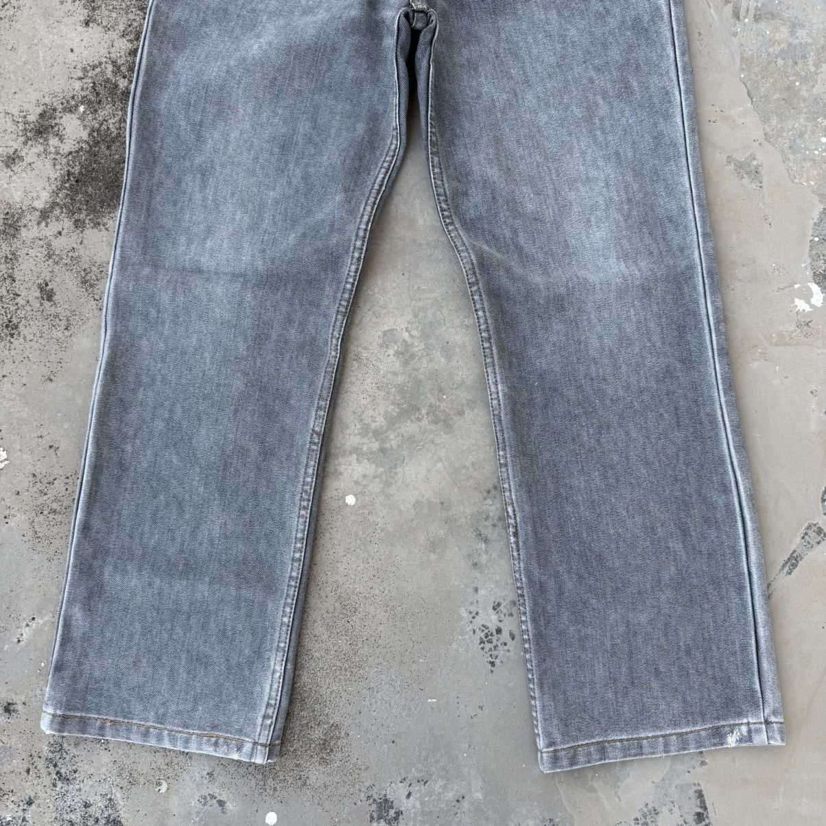 Japanese Brand Vintage CK Faded Gray Denim Jean Pants W33 Size US 33 - 3 Thumbnail
