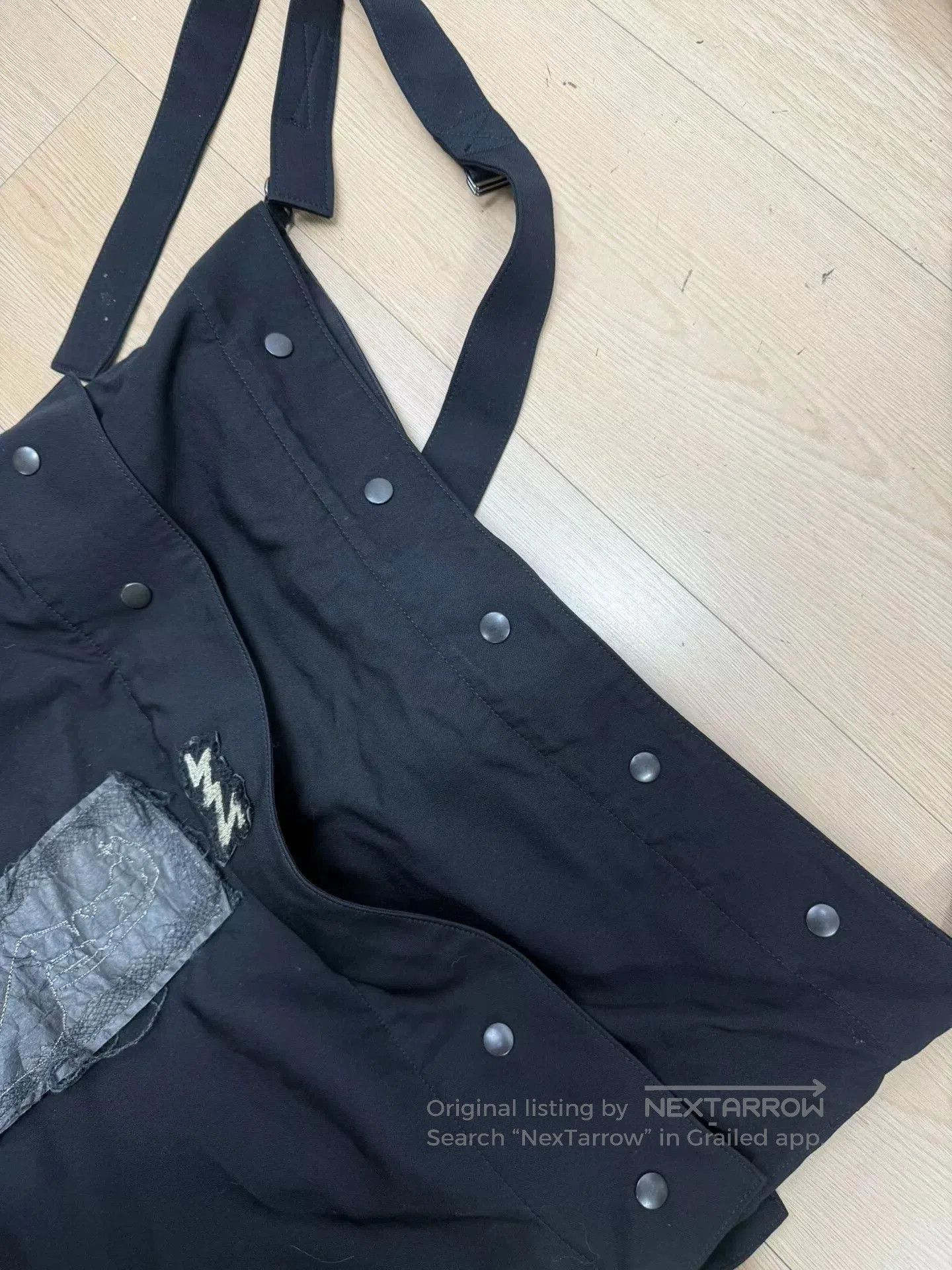 Yohji Yamamoto Yohji Yamamoto Black Wool Messenger Bag. Size ONE SIZE - 6 Thumbnail