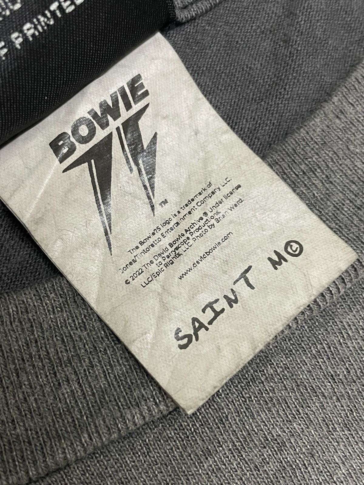 Band Tees SAINT MXXXXXX DAVID BOWIE HUNKY DORY LONGSLEEVE TEES Size US L / EU 52-54 / 3 - 9 Thumbnail