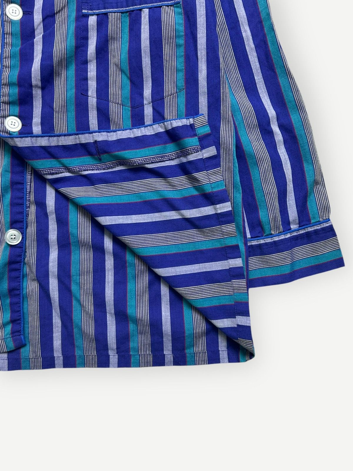 Jockey × Vintage Vintage 60s Jockey Striped Sleep Shirt Size US M / EU 48-50 / 2 - 4 Thumbnail