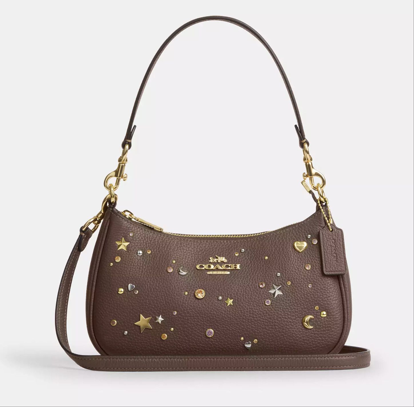 Coach Teri Shoulder Bag With Rivets CCZ99 Size ONE SIZE - 7 Thumbnail