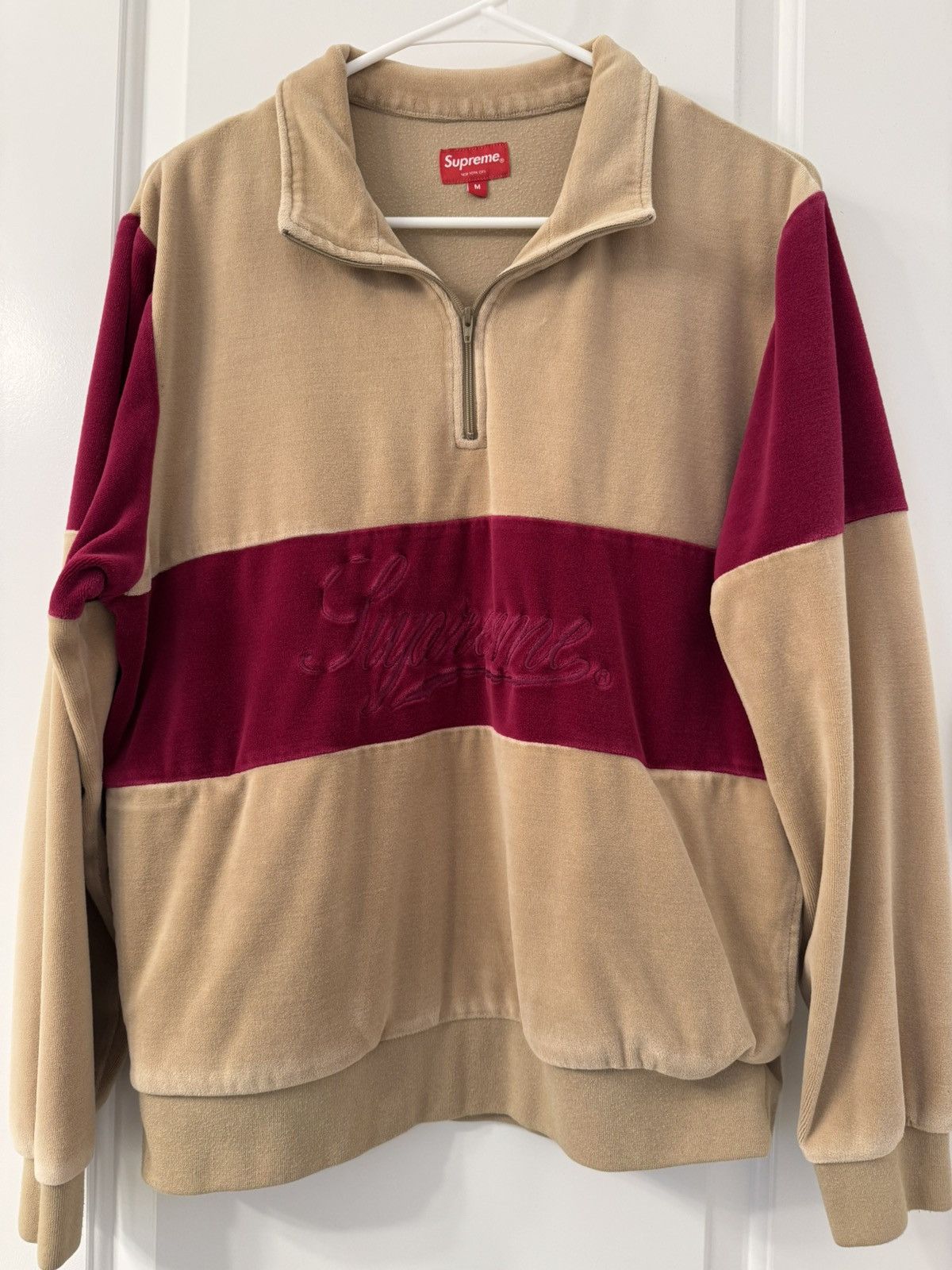 Supreme Supreme Velour Snap Henley | Grailed