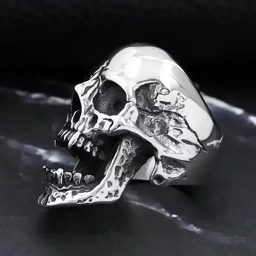 Other Stainless Steel Vampire Skull Ring Size ONE SIZE - 2 Thumbnail