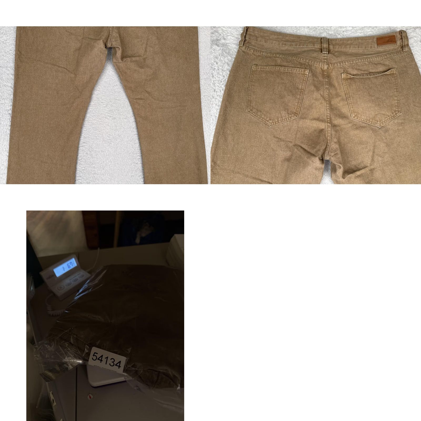 Ecko Unltd. Ecko Unltd. Jeans Mens 38x32 Brown Relaxed Straight Denim Zip Fly 5-Pocket Classic Brand Logo Hash Size US 38 / EU 54 - 10 Thumbnail