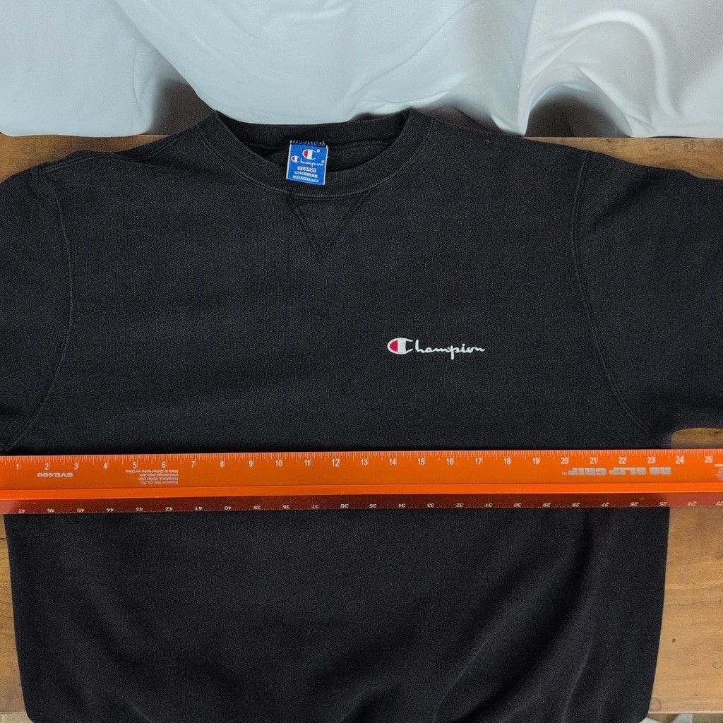 Champion × Vintage Vintage USA Made Champion Black Sweatshirt XL Size US XL / EU 56 / 4 - 5 Thumbnail