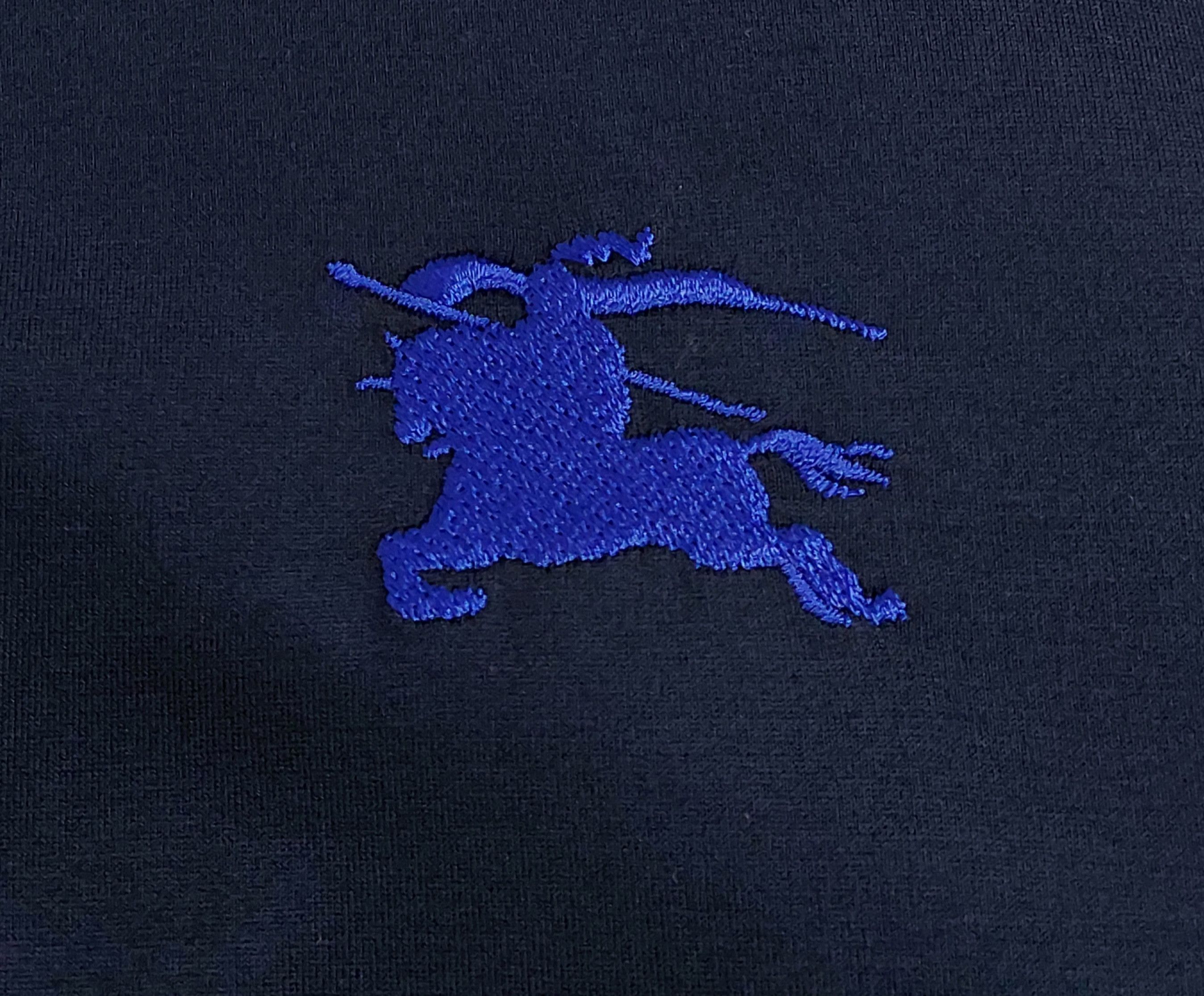 Burberry EKD embroidered logo tshirt - navy XL Size US XL / EU 56 / 4 - 8 Thumbnail