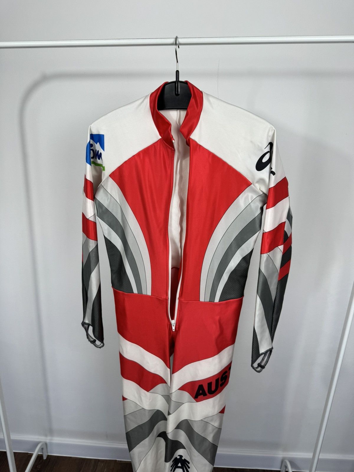 Asics Vintage Asics Austria Speed Skating Race Suit Made in Japan Size US M / EU 48-50 / 2 - 11 Thumbnail