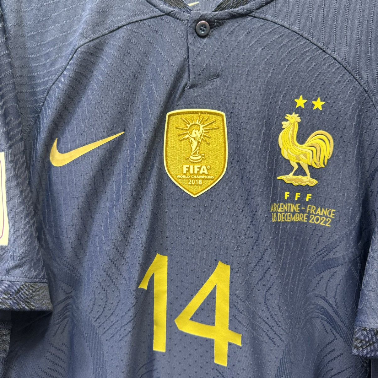 Nike × Sports Specialties France WC2018 player issue home shirt #14 Rabiot (Bnwt) Size US XL / EU 56 / 4 - 4 Thumbnail