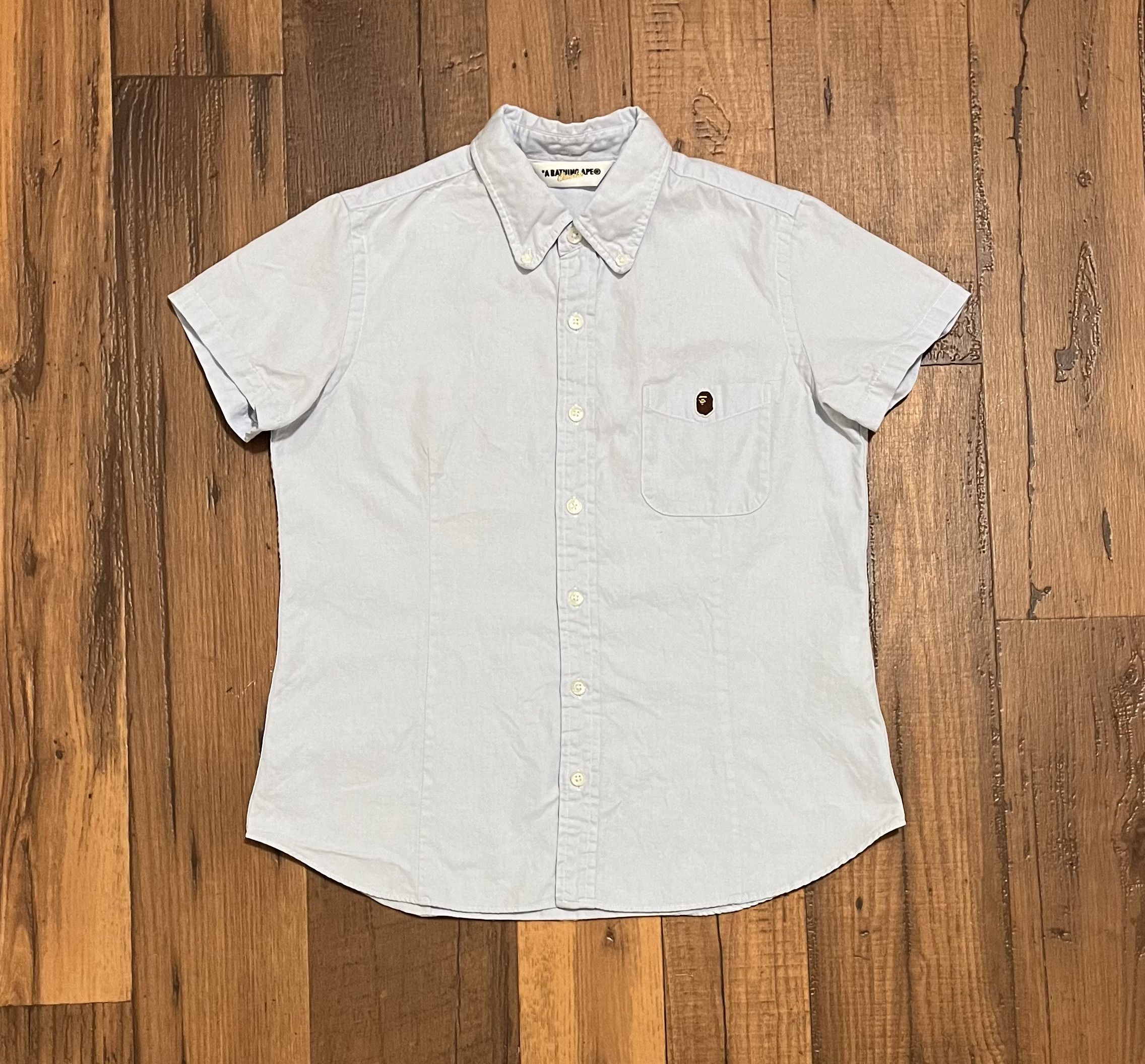 Bape Bape logo button up shirt Size XS / US 0-2 / IT 36-38 - 1 Thumbnail