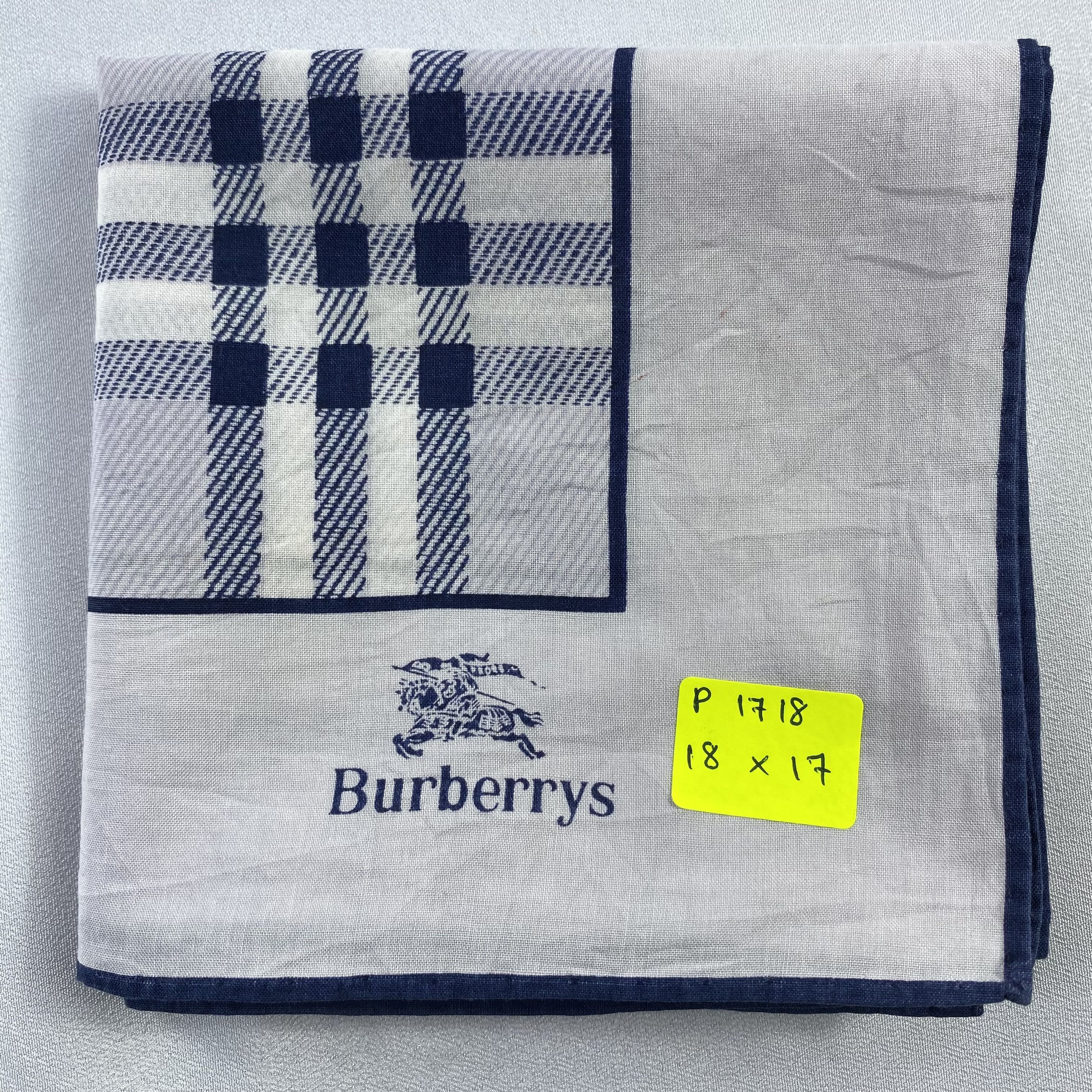 Burberry × Vintage Burberry Handkerchief / Neckerchief / Bandana-P1718 Size ONE SIZE - 5 Thumbnail
