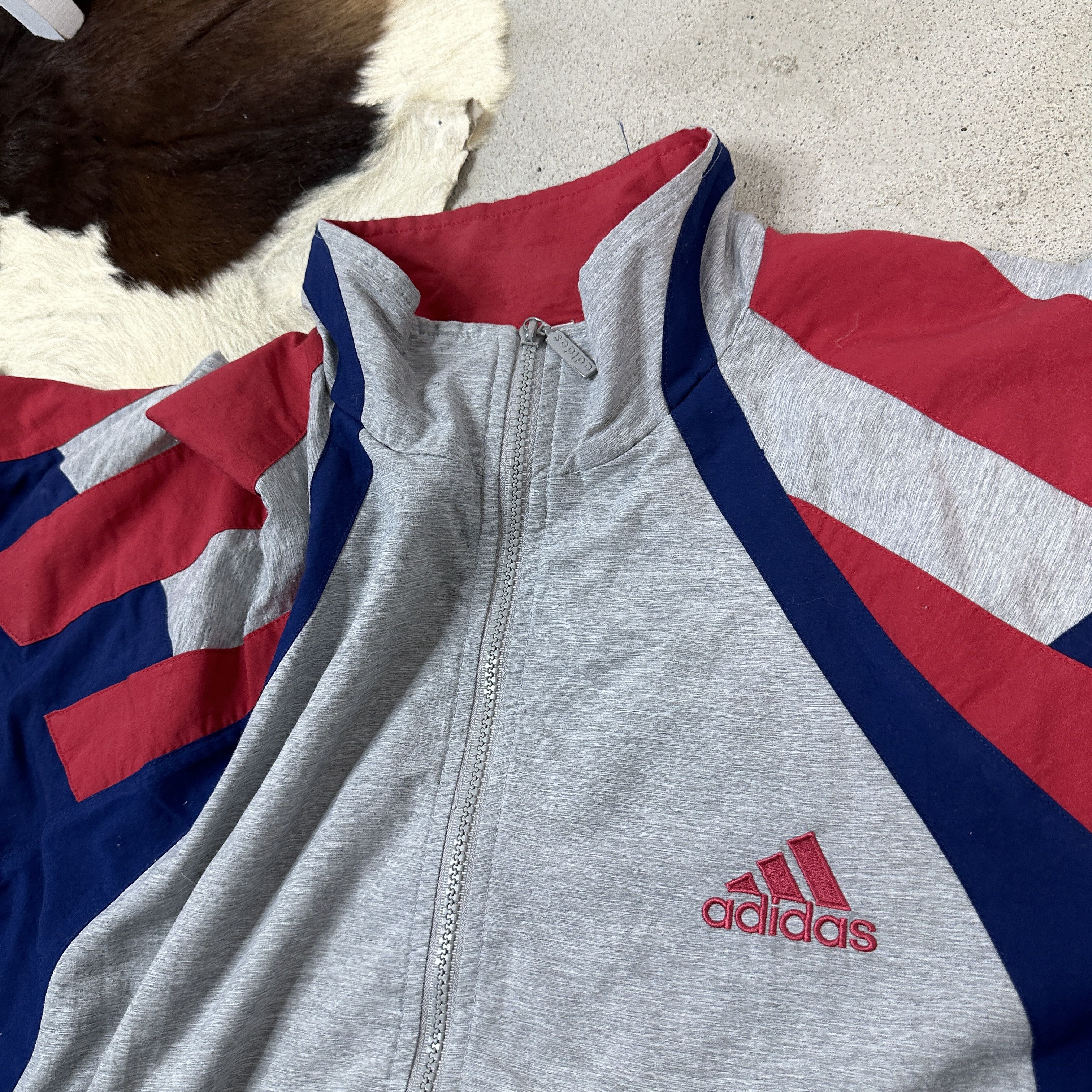 Adidas × Vintage Vintage Adidas Windbreaker Jacket Size US L / EU 52-54 / 3 - 3 Thumbnail