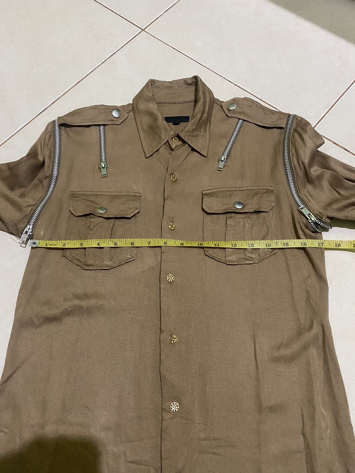 If Six Was Nine × Japanese Brand “Avant Garde style” multi zipper button shirt Size US M / EU 48-50 / 2 - 10 Thumbnail