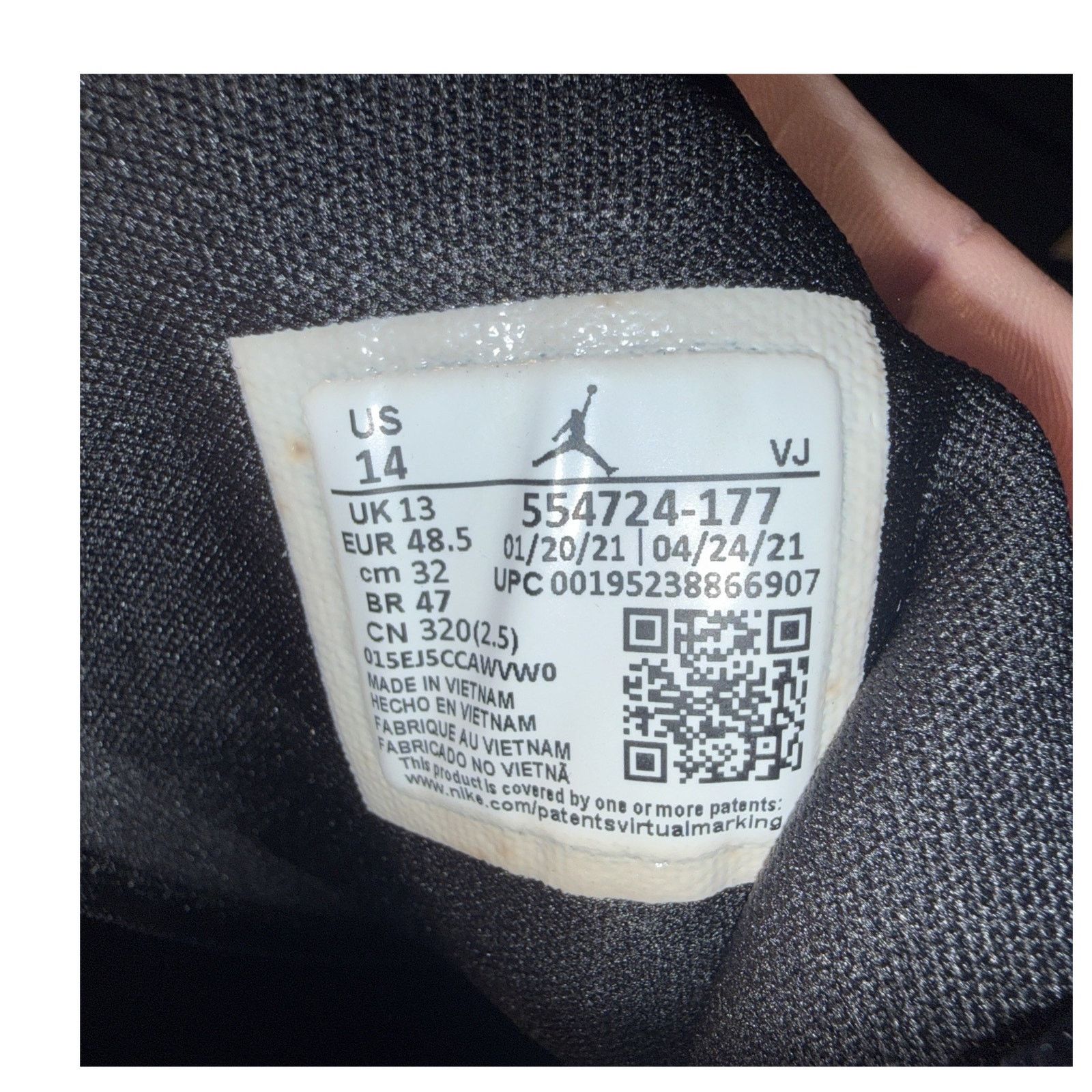 Jordan Brand Jordan Air Jordan 1 Mid Black White University Gol554724-177 Size US 14 / EU 47 - 8 Thumbnail