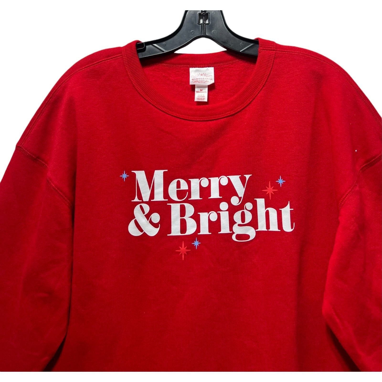Other Wondershop - Men's Merry & Bright Family Sweatshirt - Red - Size US M / EU 48-50 / 2 - 12 Thumbnail
