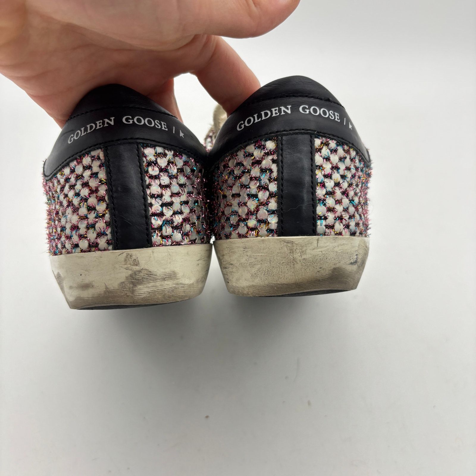 Golden Goose Golden Goose Superstar Metallic Tweed Shoes Women's 35 US 5 Size US 5 / IT 35 - 13 Thumbnail