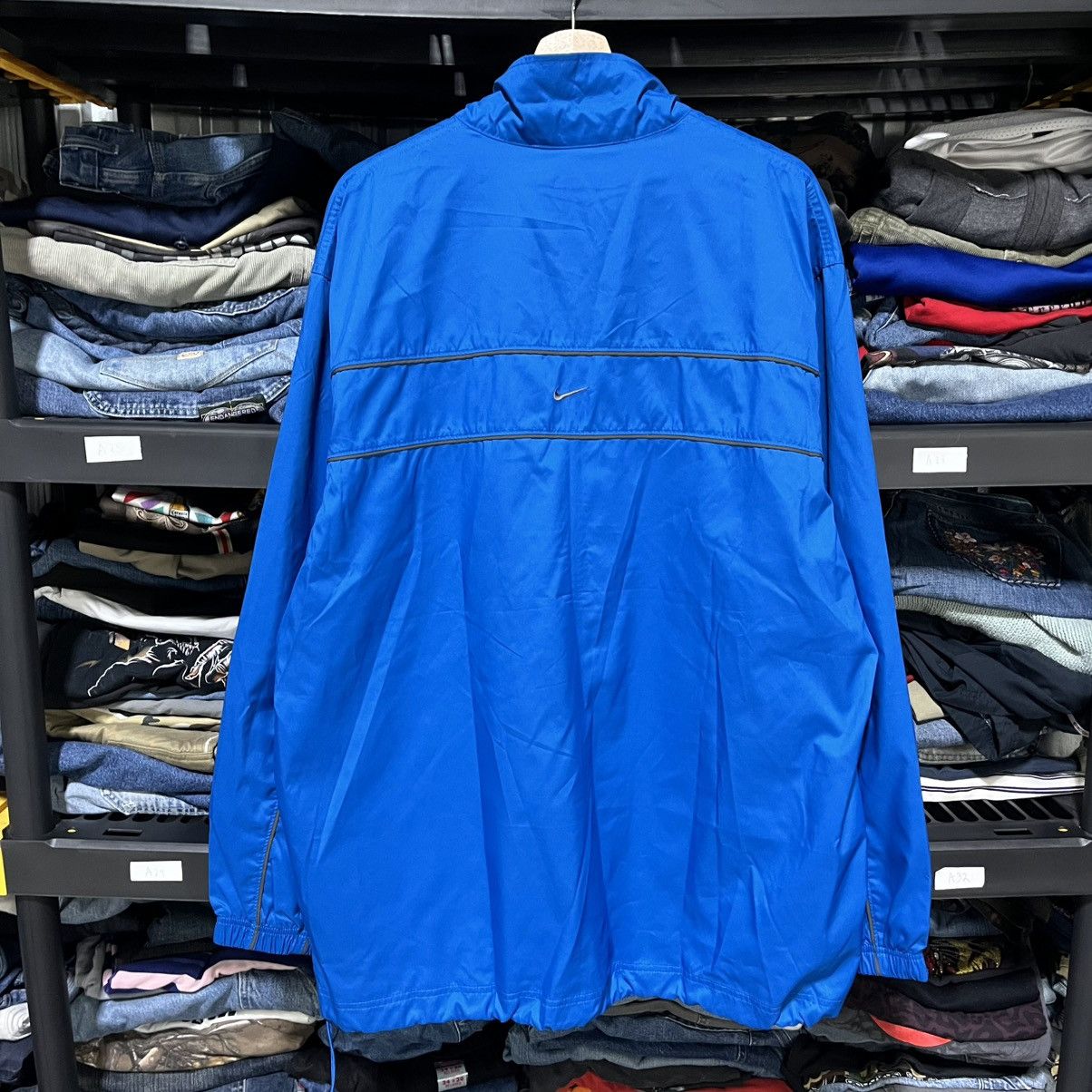 Nike VINTAGE Y2K NIKE EMBROIDERED ZIP UP WINDBREAKER TRACK JACKET Size US XL / EU 56 / 4 - 10 Thumbnail