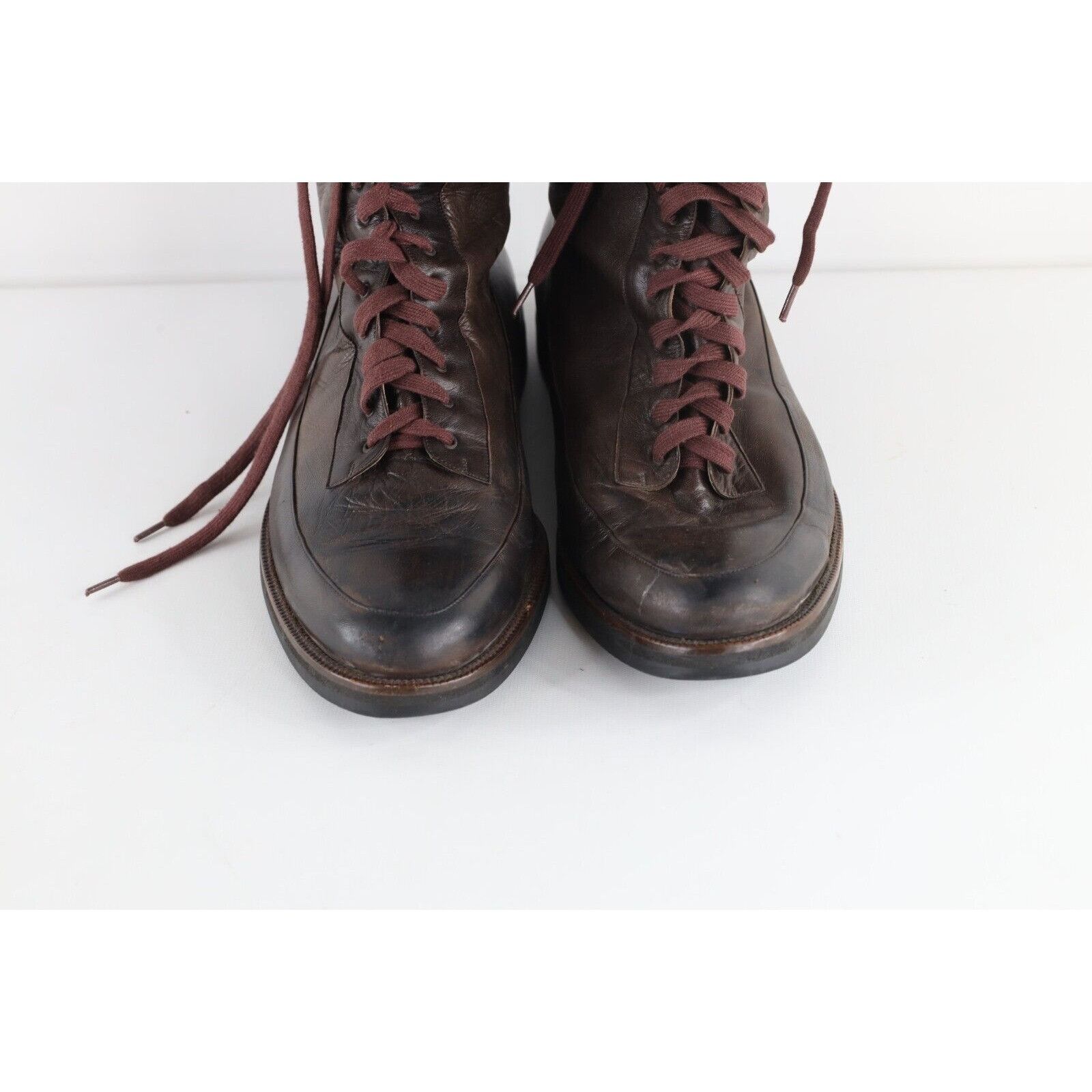 Colette Vintage 70s Colette Margom Italy Soft Lambskin Leather Boots Size US 12 / IT 42 - 4 Thumbnail