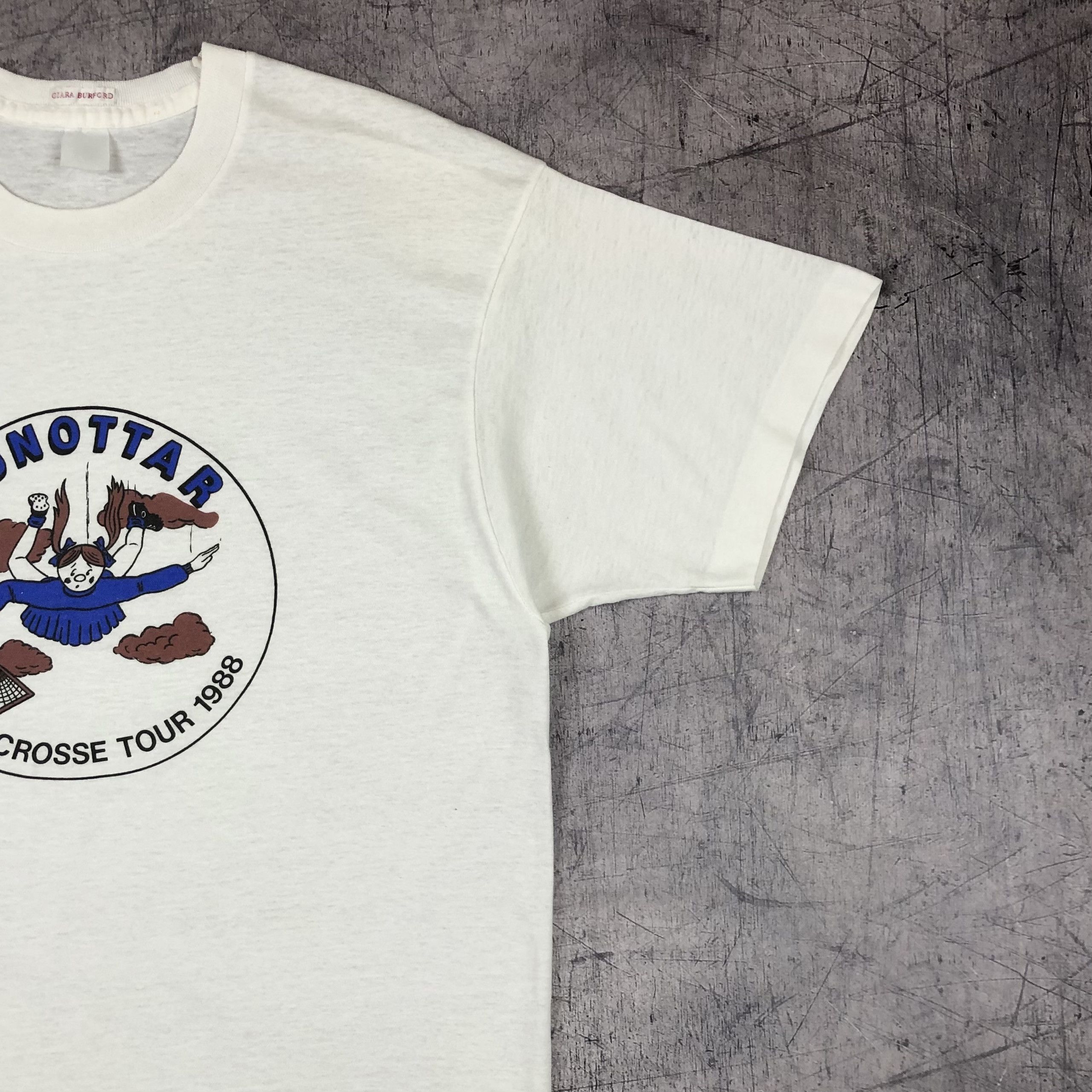 All Sport Dunottar USA Lacrosse 1988 Tour Tee Size US L / EU 52-54 / 3 - 9 Thumbnail