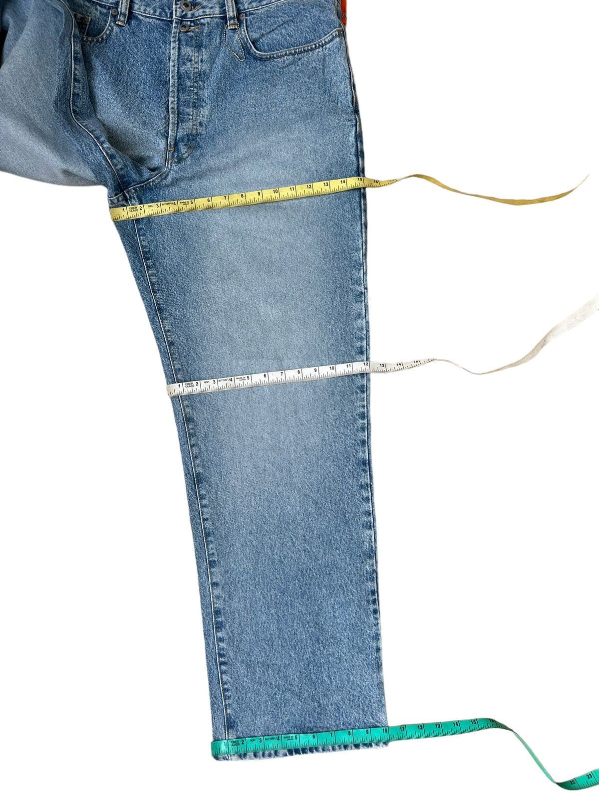 JNCO NWT Vintage 90s Mecca Usa Light Blue Denim Baggy Jeans Size US 36 / EU 52 - 4 Thumbnail