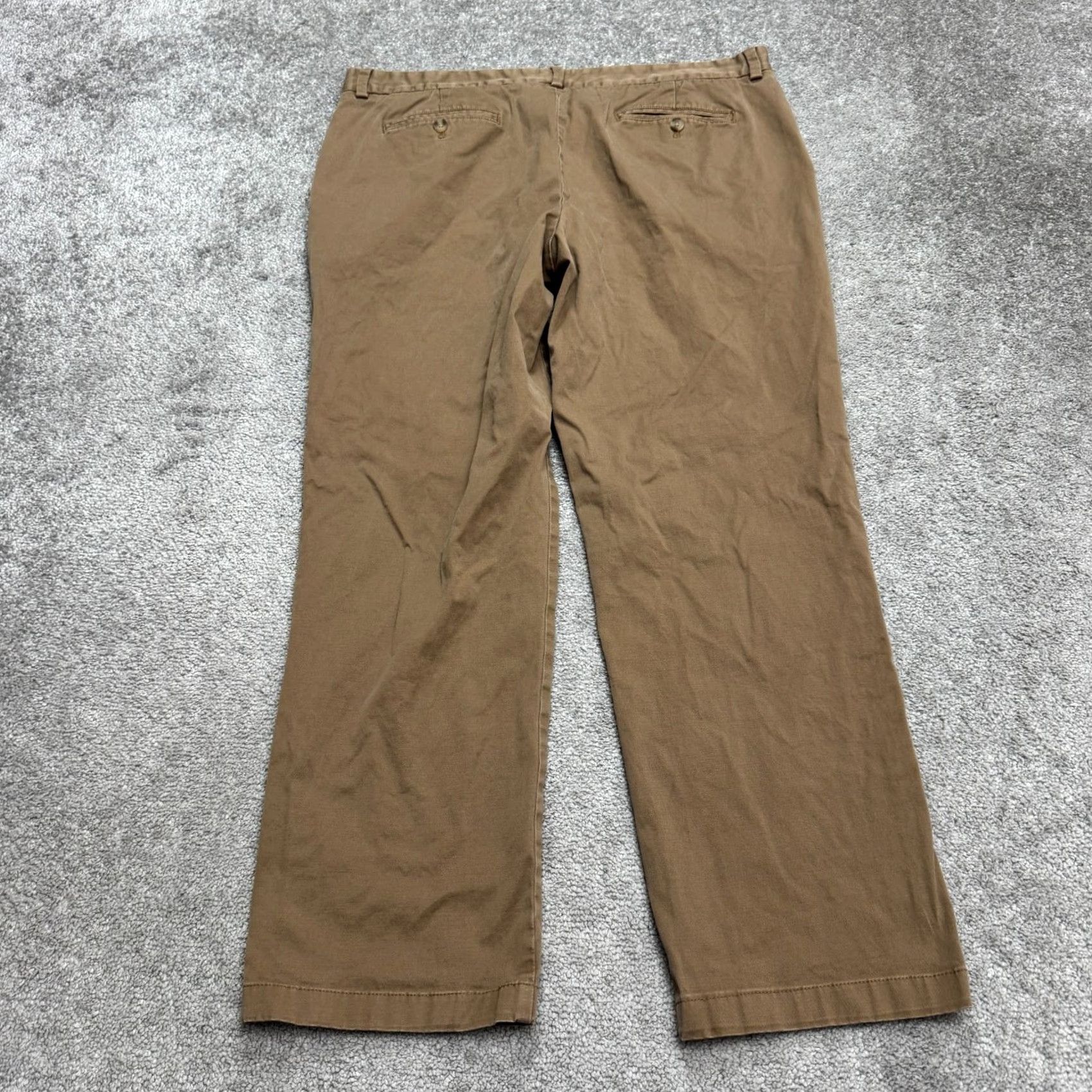 Vineyard Vines Vineyard Vines Chino Pants Mens 38x32 Brown Flat Front Canvas Cotton Spandex Regular Straight Capable of Travel Workwear Casual Size US 38 / EU 54 - 2 Thumbnail