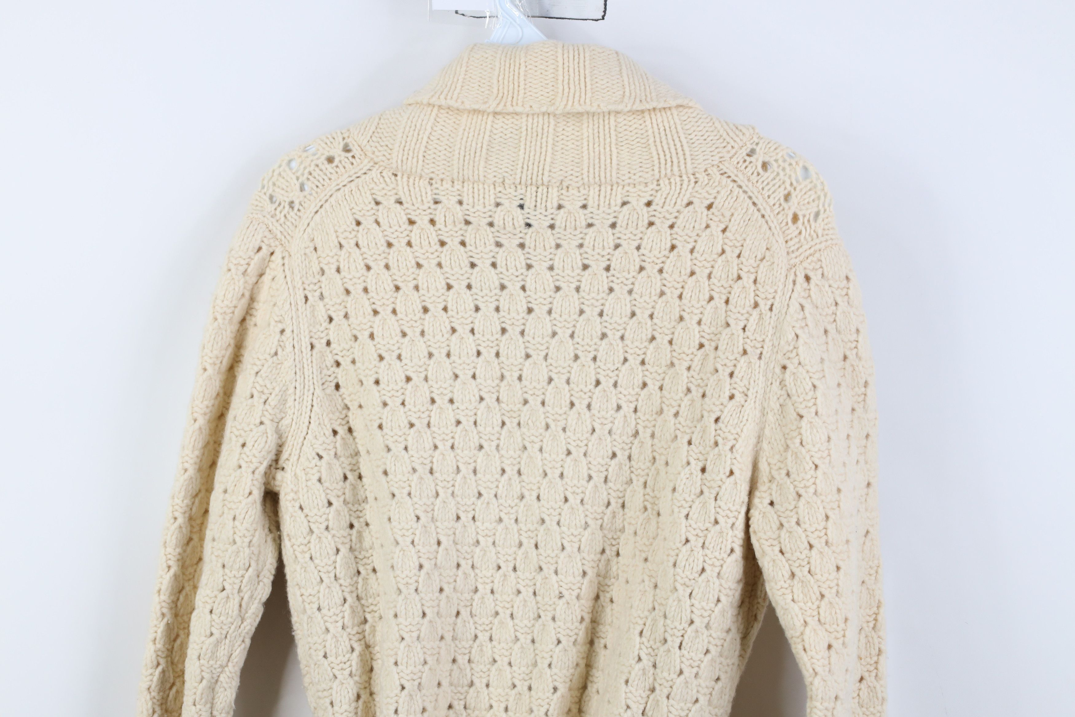 Gap Vintage Y2K 2003 Gap Wool Blend Knit Belted Cardigan Sweater Size M / US 6-8 / IT 42-44 - 11 Thumbnail