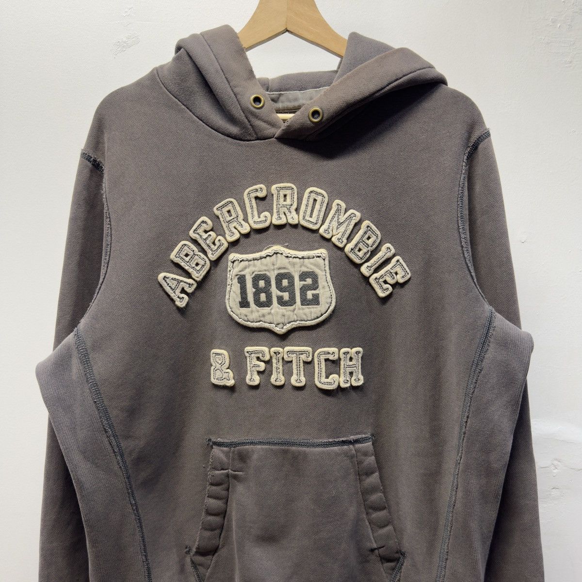 Vintage Abercrombie & Fitch Faded Distressed Hoodie ERD Grunge Faded Size US S / EU 44-46 / 1 - 6 Thumbnail