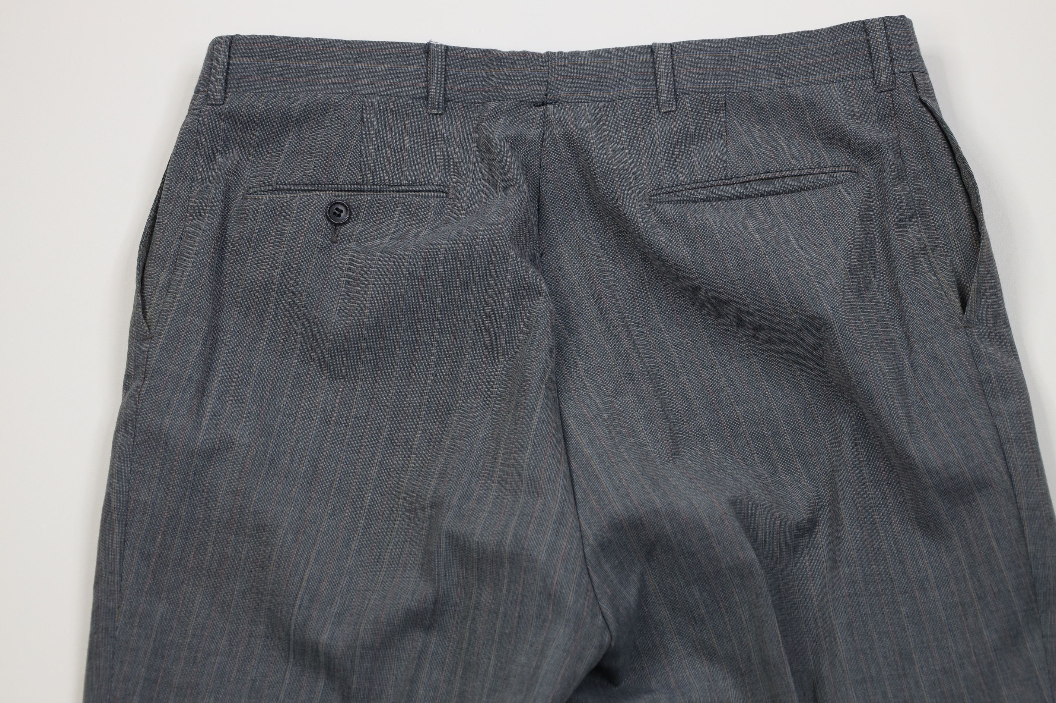 Vintage Vintage 70s Streetwear Striped Wide Leg Chino Pants USA Size US 36 / EU 52 - 11 Thumbnail