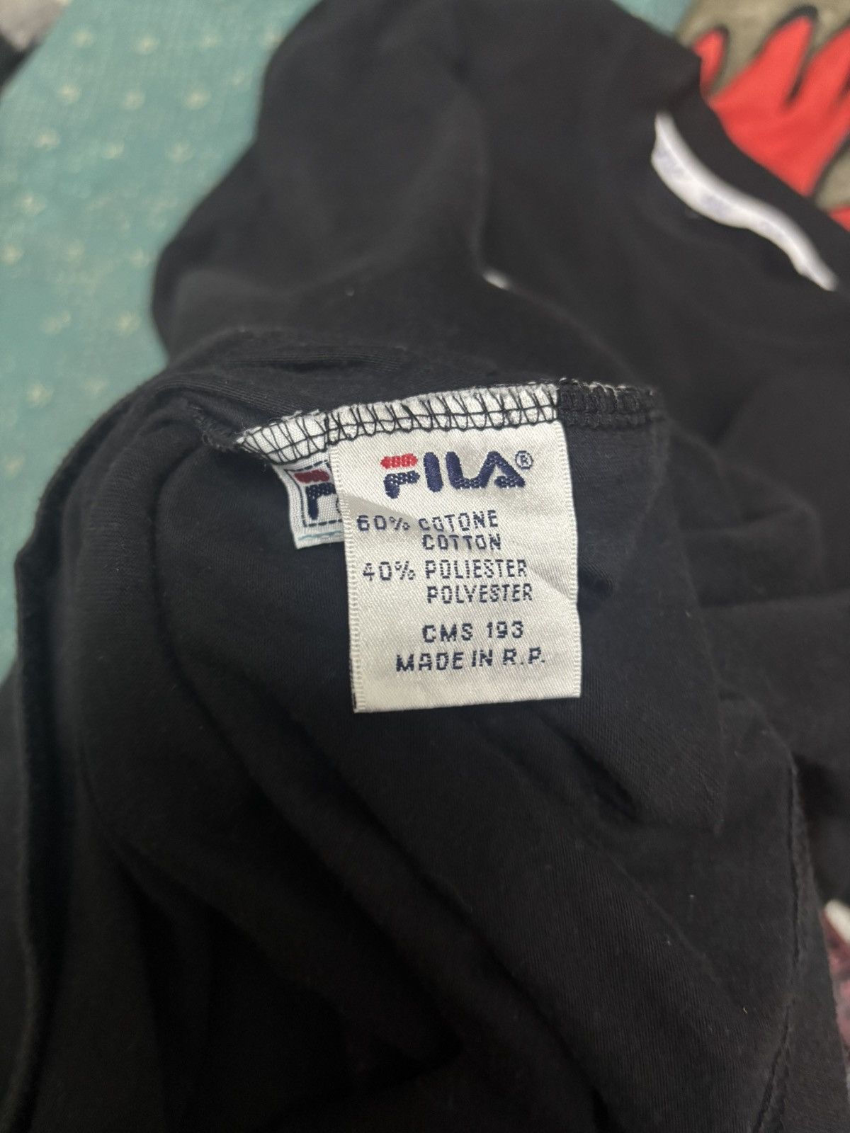 Fila Fila balck tshirt Size US M / EU 48-50 / 2 - 4 Thumbnail