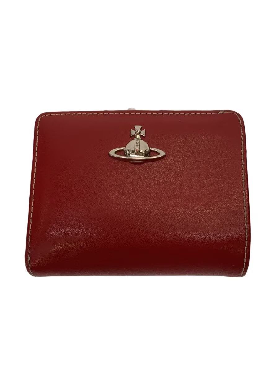 Vivienne Westwood Contrast Stitch Orb Leather Wallet Size ONE SIZE - 1 Thumbnail