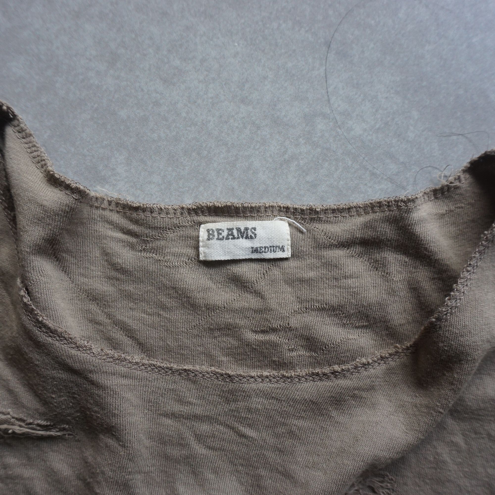 Beams Plus Beams distressed longsleeve Size US M / EU 48-50 / 2 - 7 Thumbnail