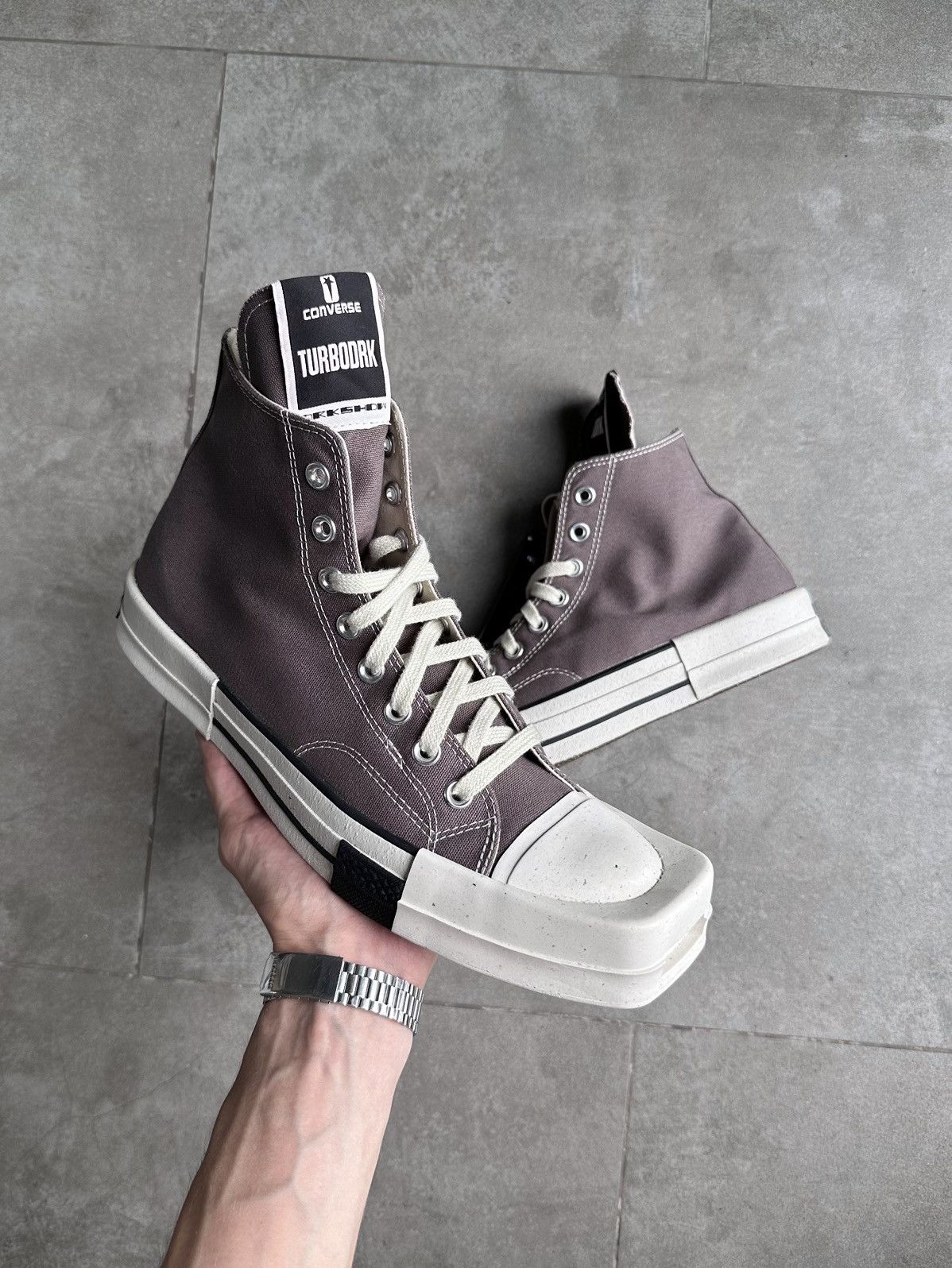 Rick Owens Rick Owens DRKSTAR HI Converse Size US 10 / EU 43 - 3 Thumbnail