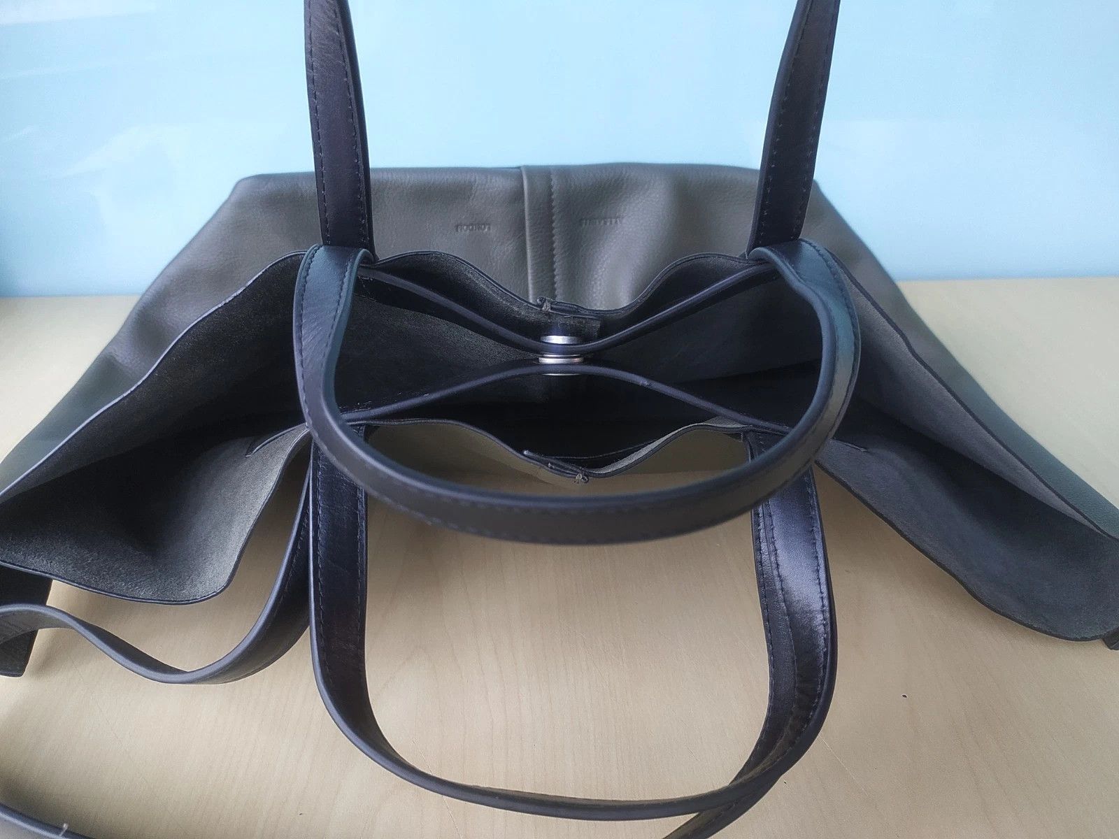 Allsaints AllSaints Phoenix Ew Leather Tote Bag FTP - 8053 Size ONE SIZE - 7 Thumbnail