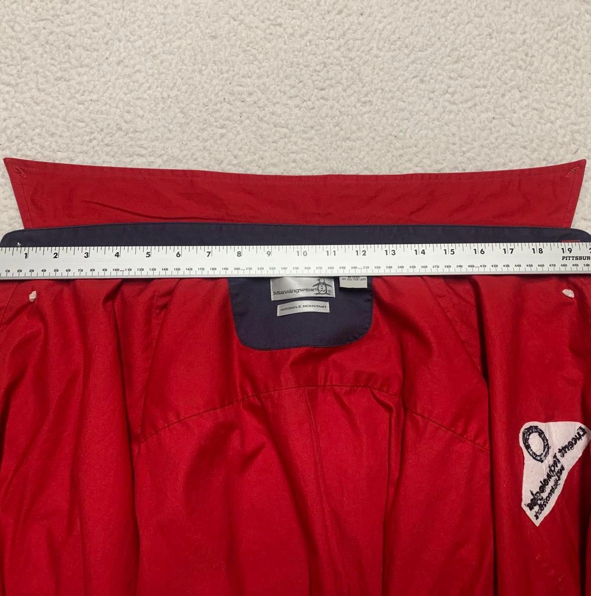 Other Munsingwear Men's 3X Red Wrinkle Resistant Red Button Shirt Size US XXL / EU 58 / 5 - 4 Thumbnail