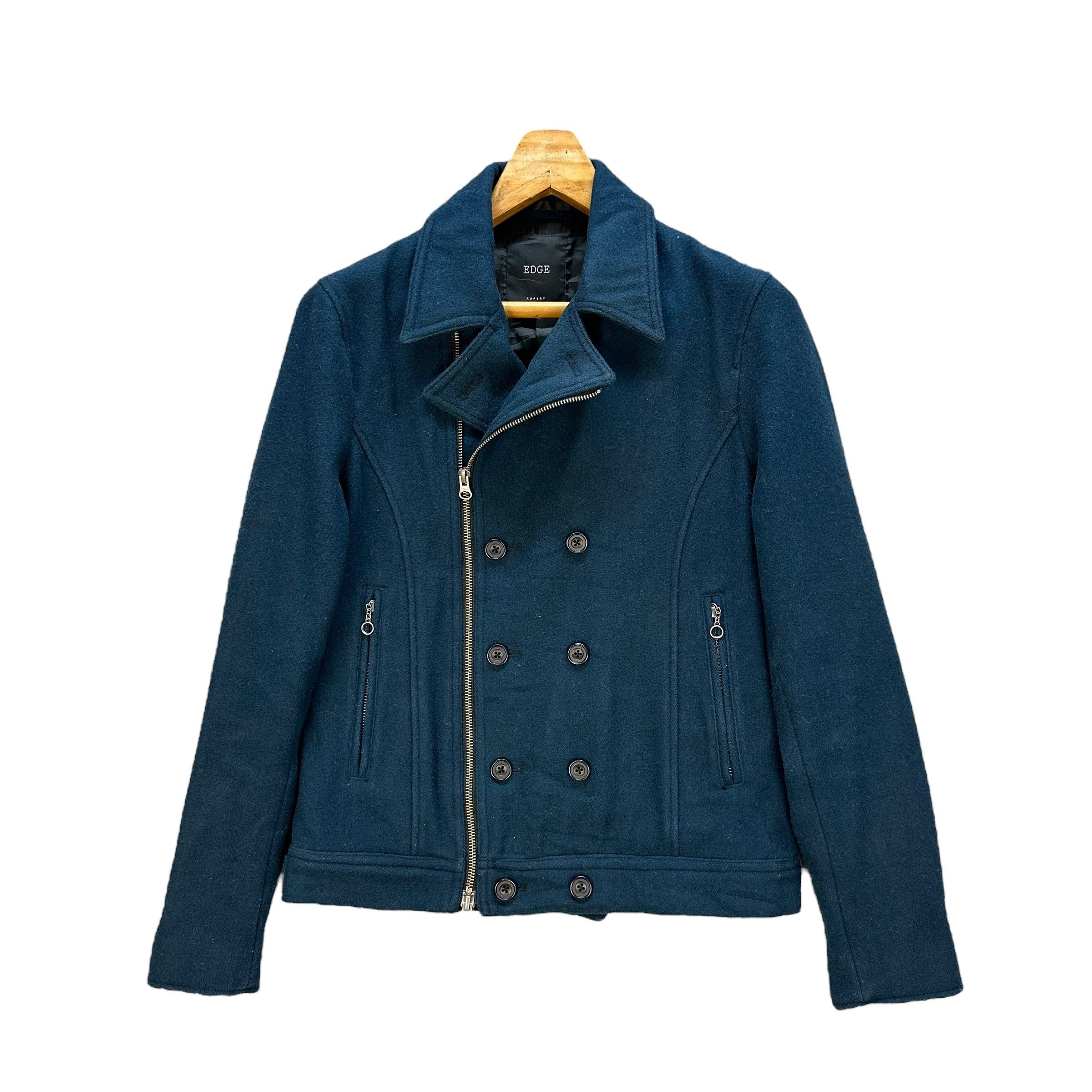 Japanese Brand EDGE Rupert Double Collar & Breasted Jacket #A24-0549 Size US S / EU 44-46 / 1 - 1 Thumbnail