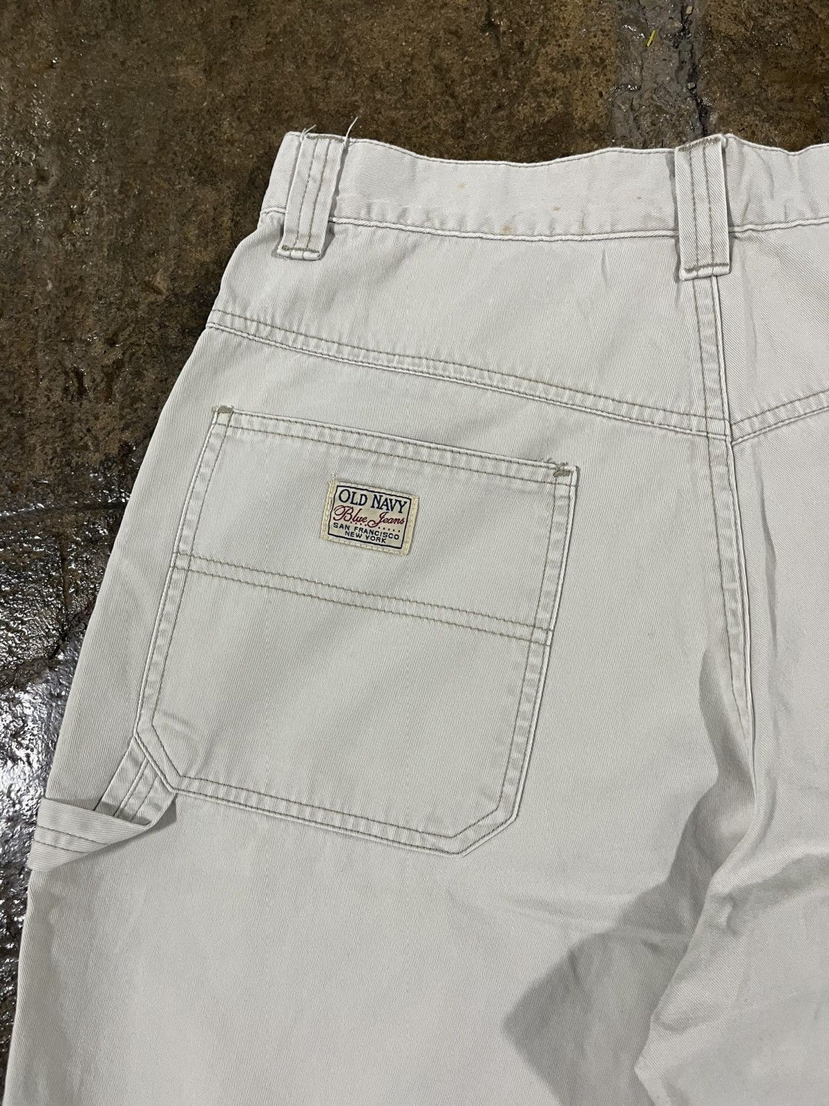 Carhartt × JNCO × Vintage Crazy Vintage Y2K Old Navy Baggy Carpenter Skater Shorts Size US 30 / EU 46 - 4 Thumbnail