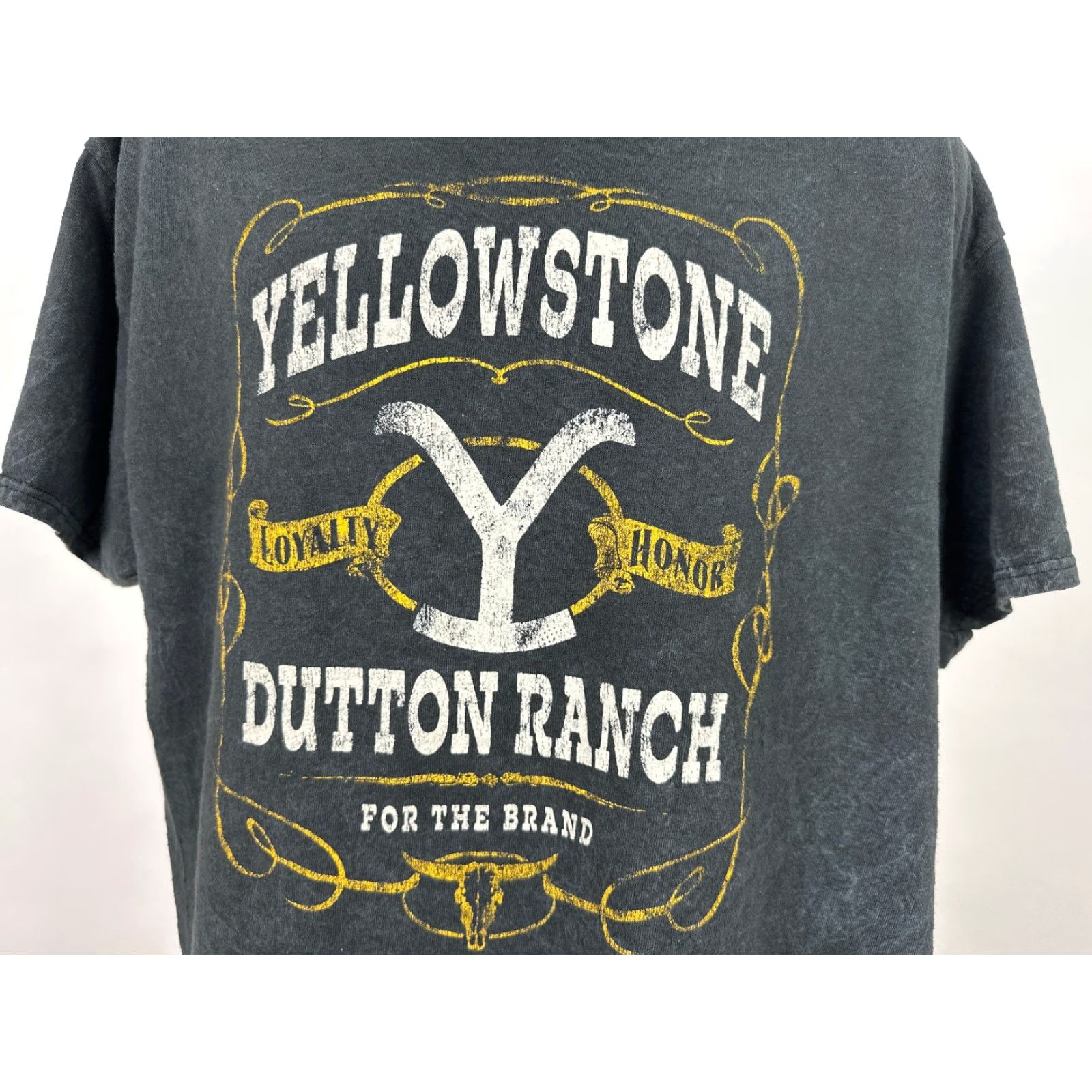 Vintage Yellowstone T-Shirt Black XL Men's Yellowstone Brand Graphic Print Crew Neck Short Sleeve 100% Cotton 2010s 90s Outdoor Logo Mens Size US XL / EU 56 / 4 - 4 Thumbnail