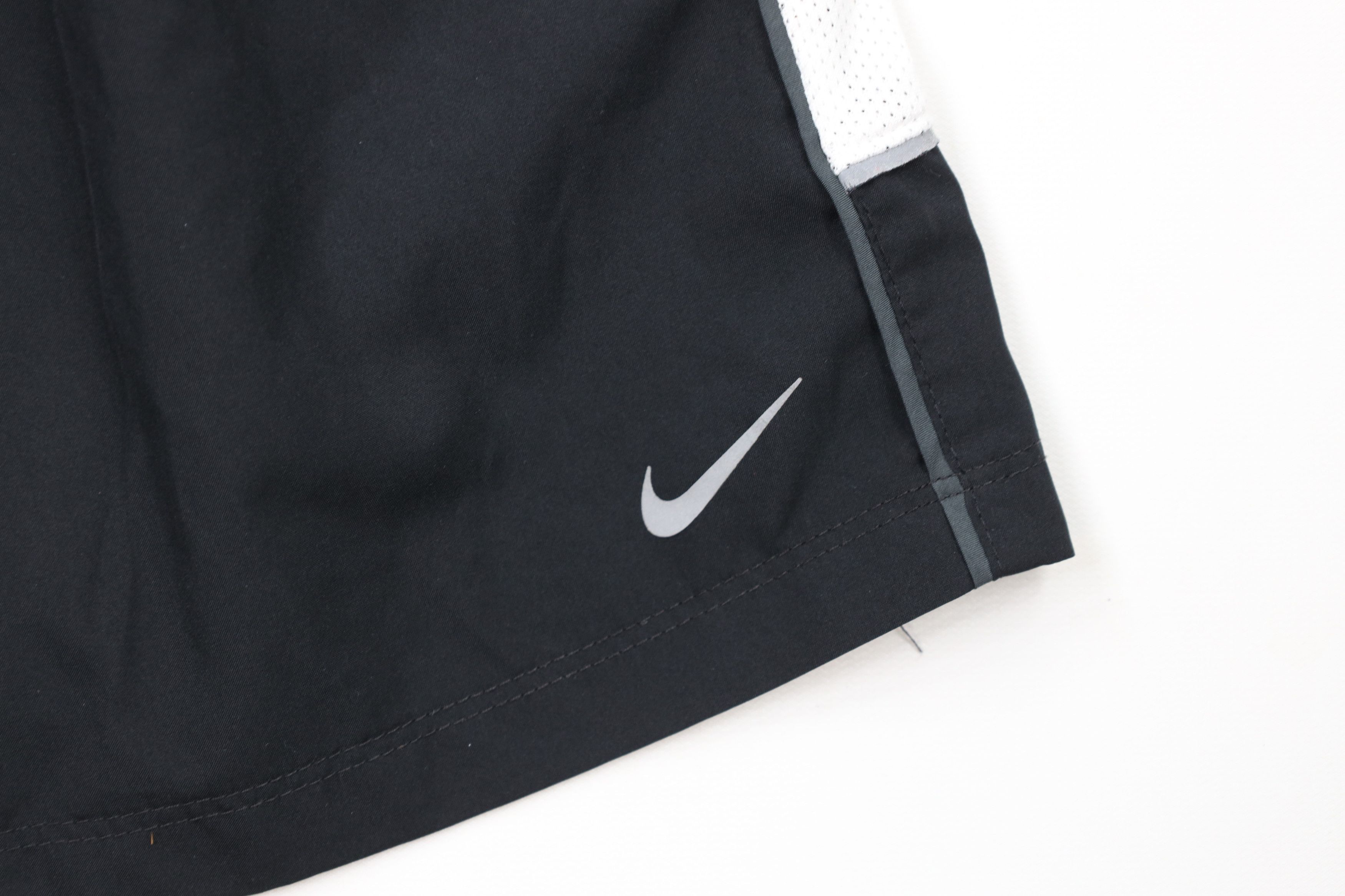 Nike × Vintage Vintage Nike Scott Mini Swoosh Reflective Lined Shorts Black Size US 34 / EU 50 - 5 Thumbnail
