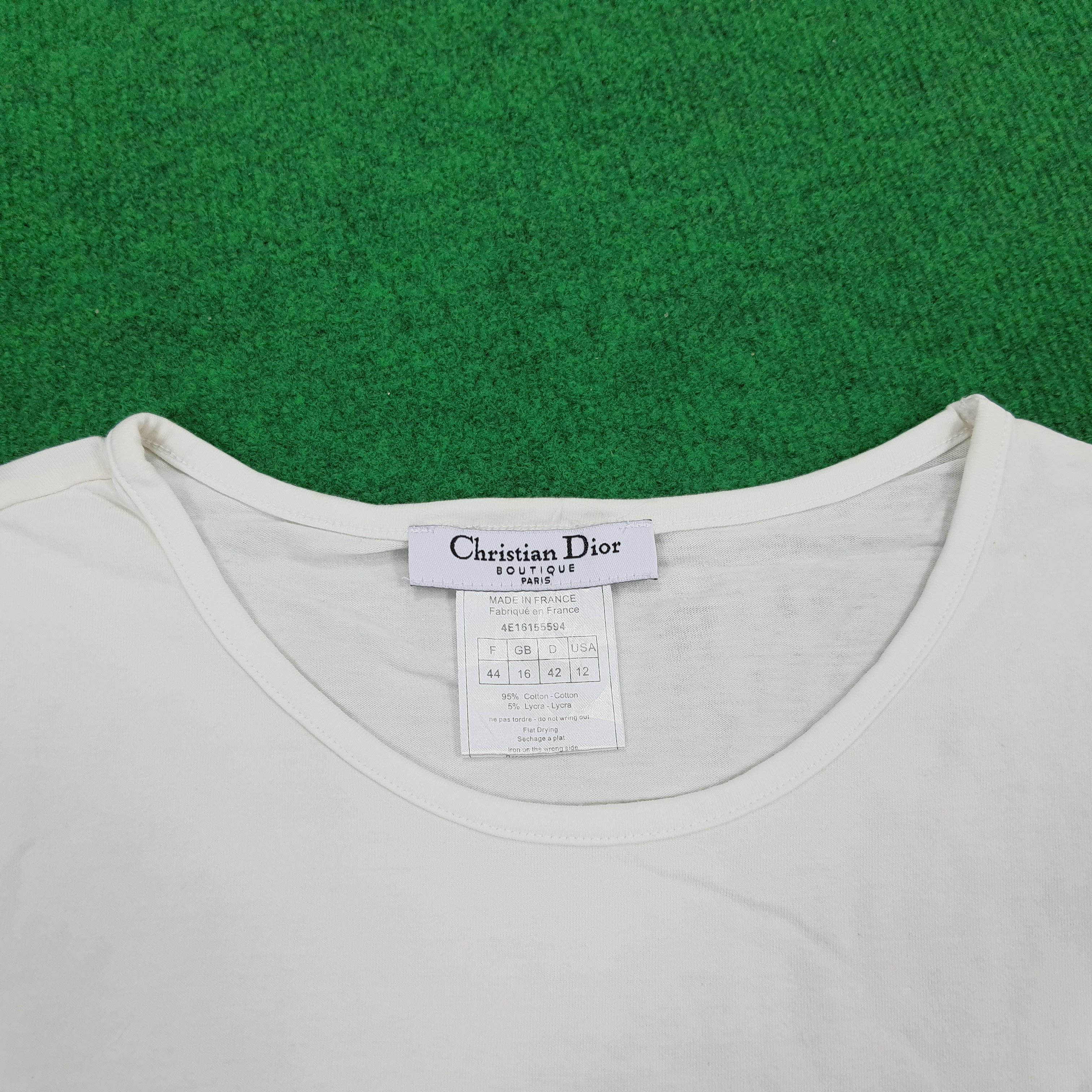 Christian Dior Monsieur × Vintage Vintage Chrisitan Dior Italian Brand T-shirt Size S / US 4 / IT 40 - 4 Thumbnail