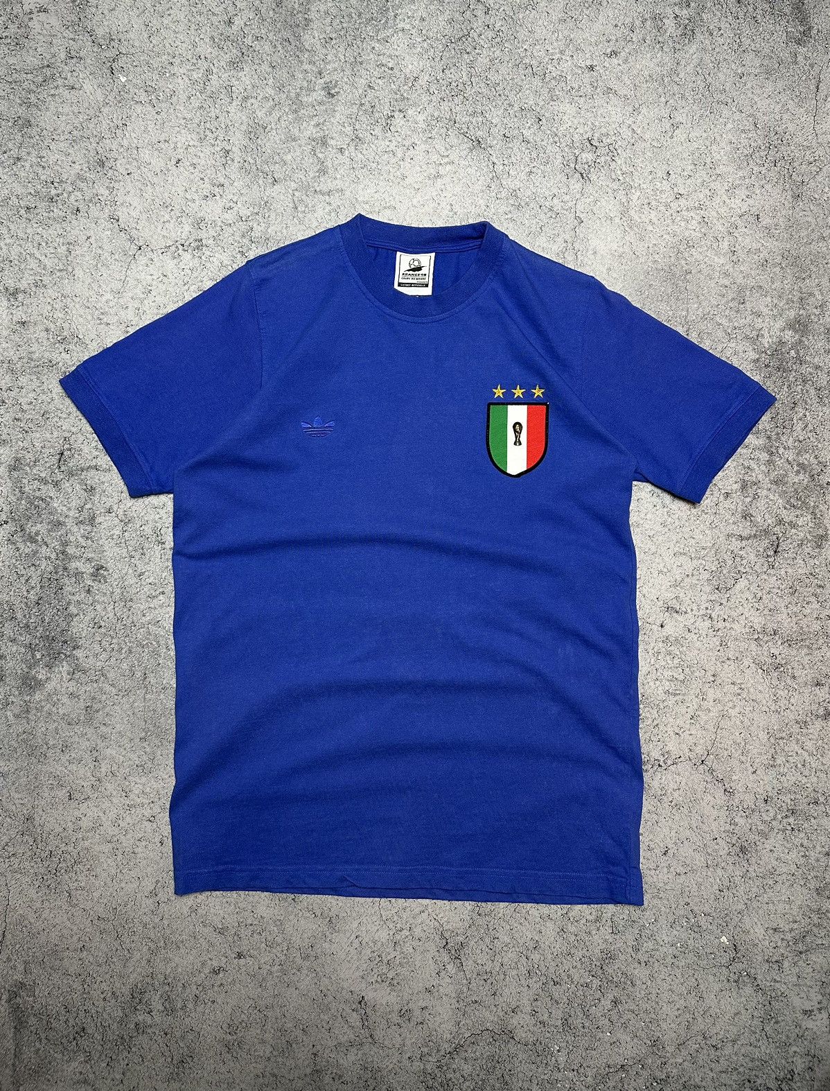 Adidas Vintage 90s Adidas Football World Cup France 98 Italy Shirt Size US L / EU 52-54 / 3 - 1 Thumbnail