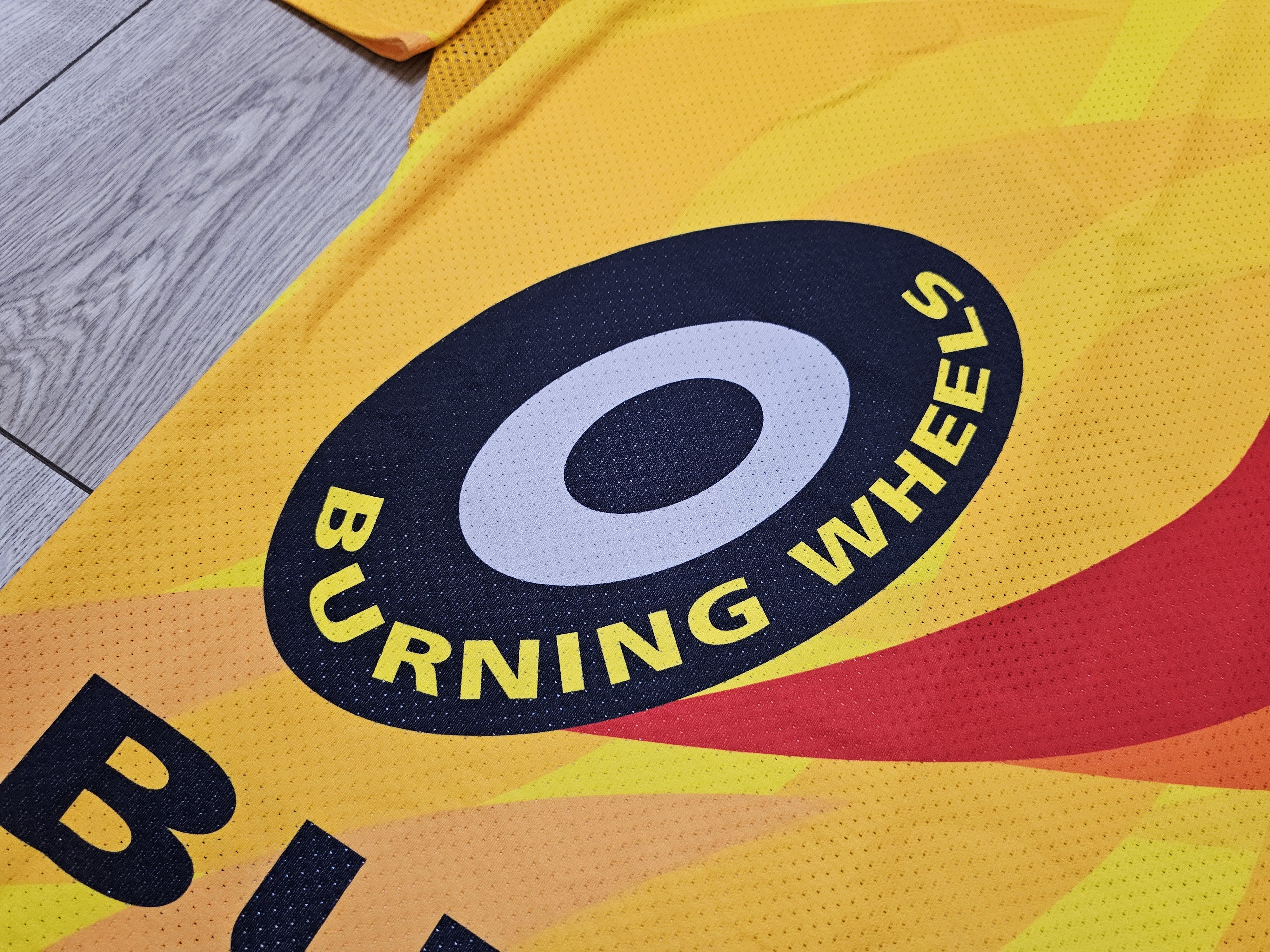 NHL BURNING WHEELS HOCKEY JERSEY BURNING WHEELS RACING Size US XXL / EU 58 / 5 - 4 Thumbnail