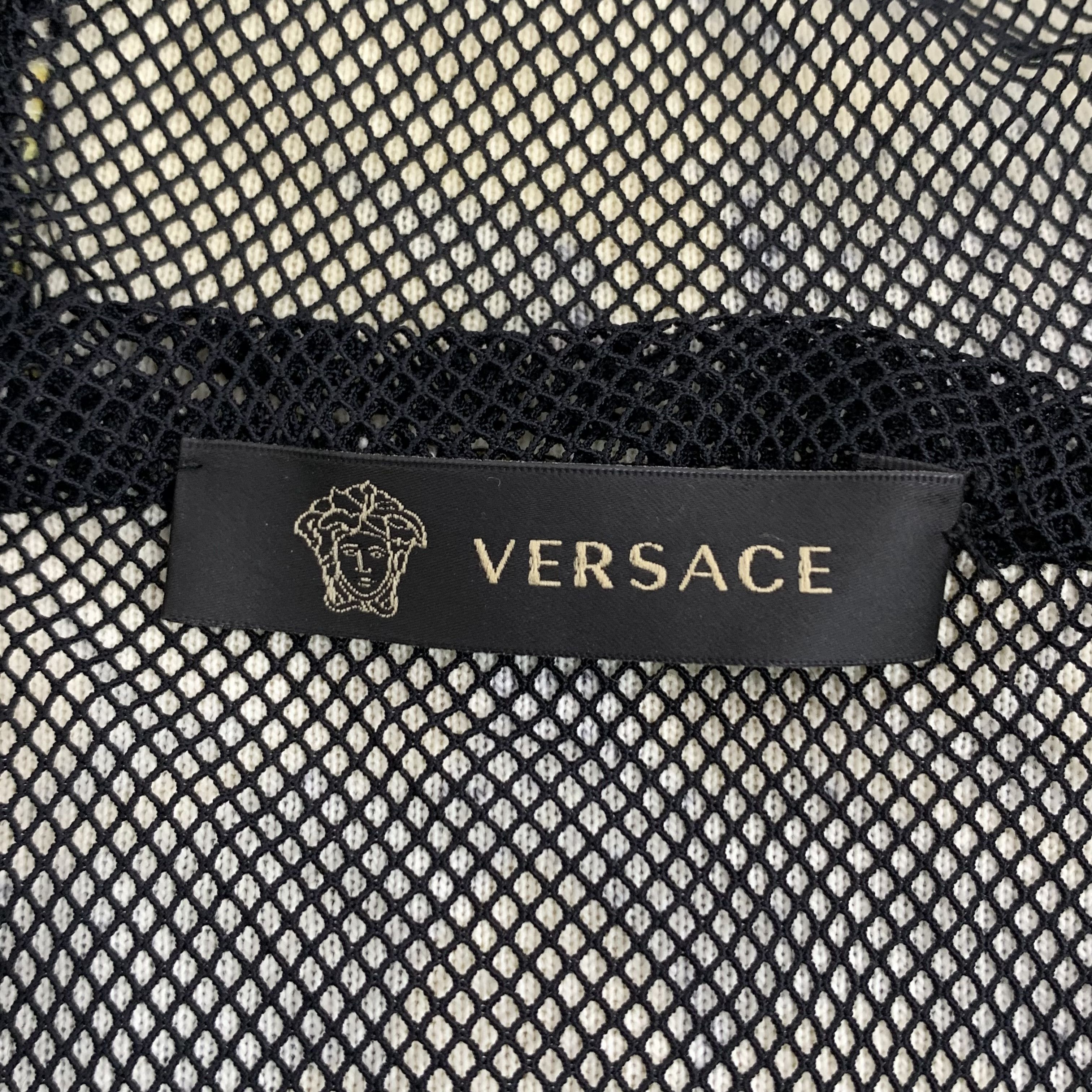 Versace Versace Floral Print Hoodie Jacket Black (M) Size US M / EU 48-50 / 2 - 10 Thumbnail