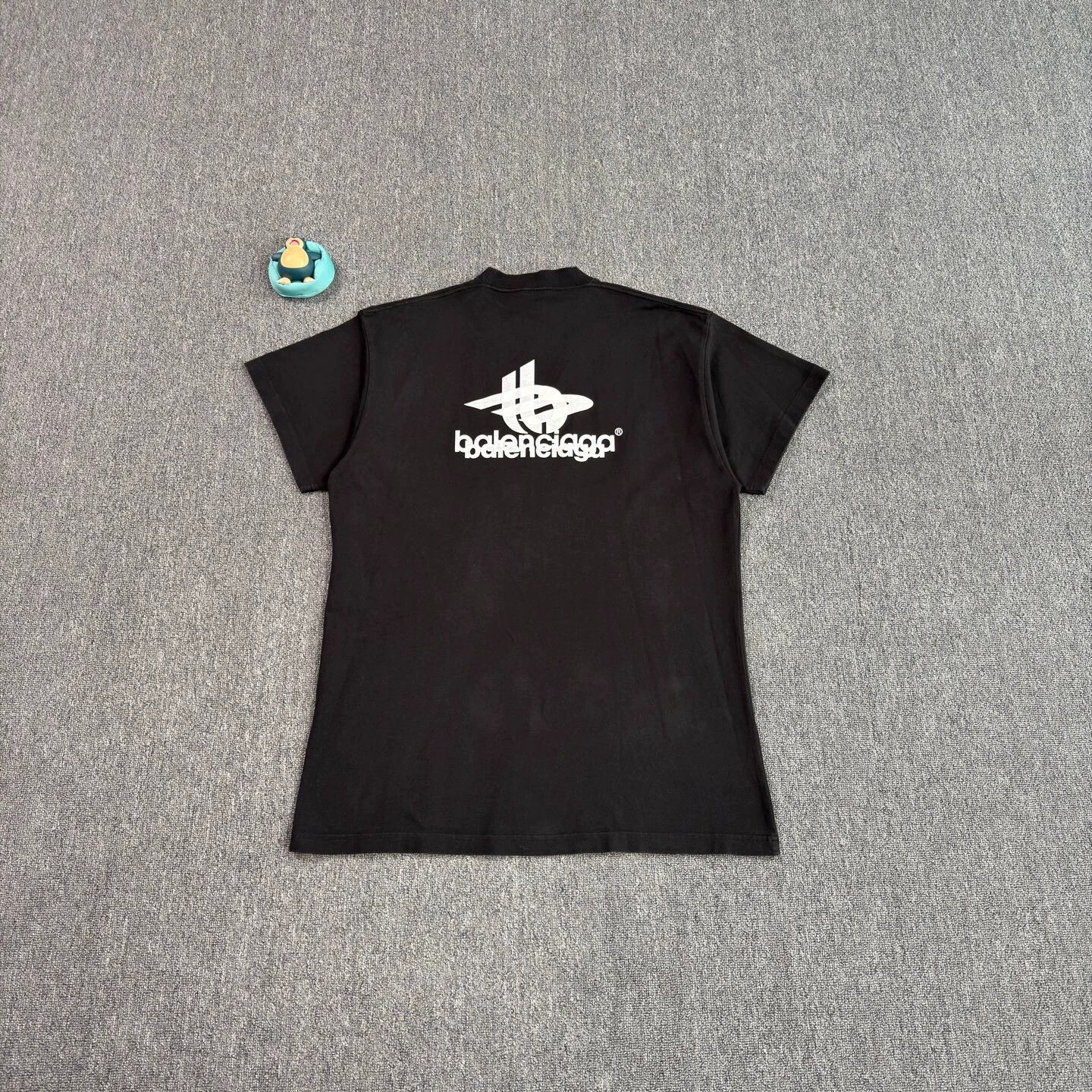 Balenciaga Balenciaga Phantom Overlap Logo Black Tee US 1 Near New Size US S / EU 44-46 / 1 - 2 Thumbnail