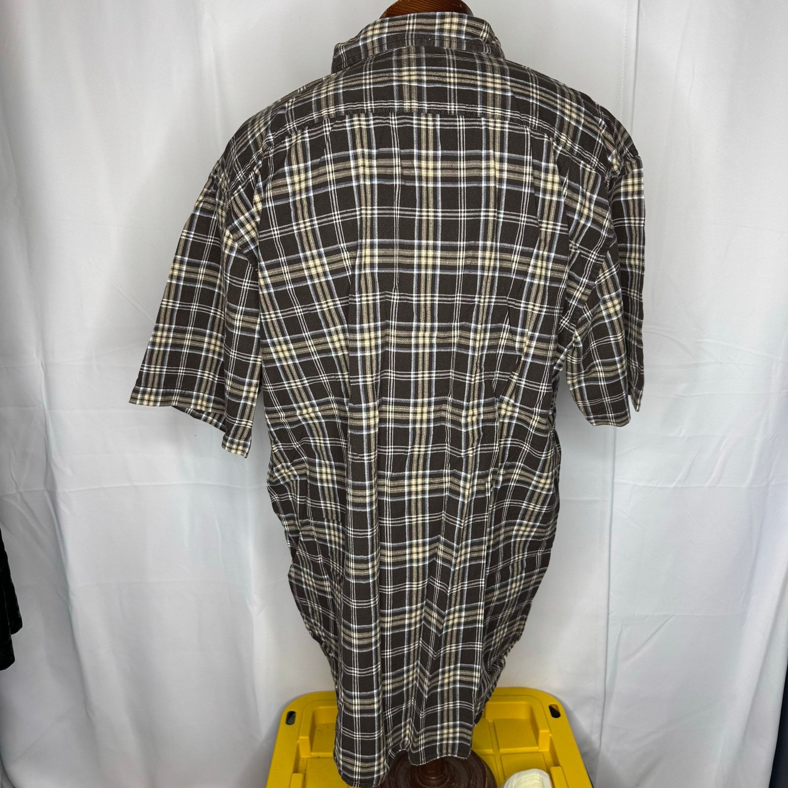 Carhartt Carhartt Regular XL Plaid Short Sleeve Button Down Shirt Size US XL / EU 56 / 4 - 3 Thumbnail