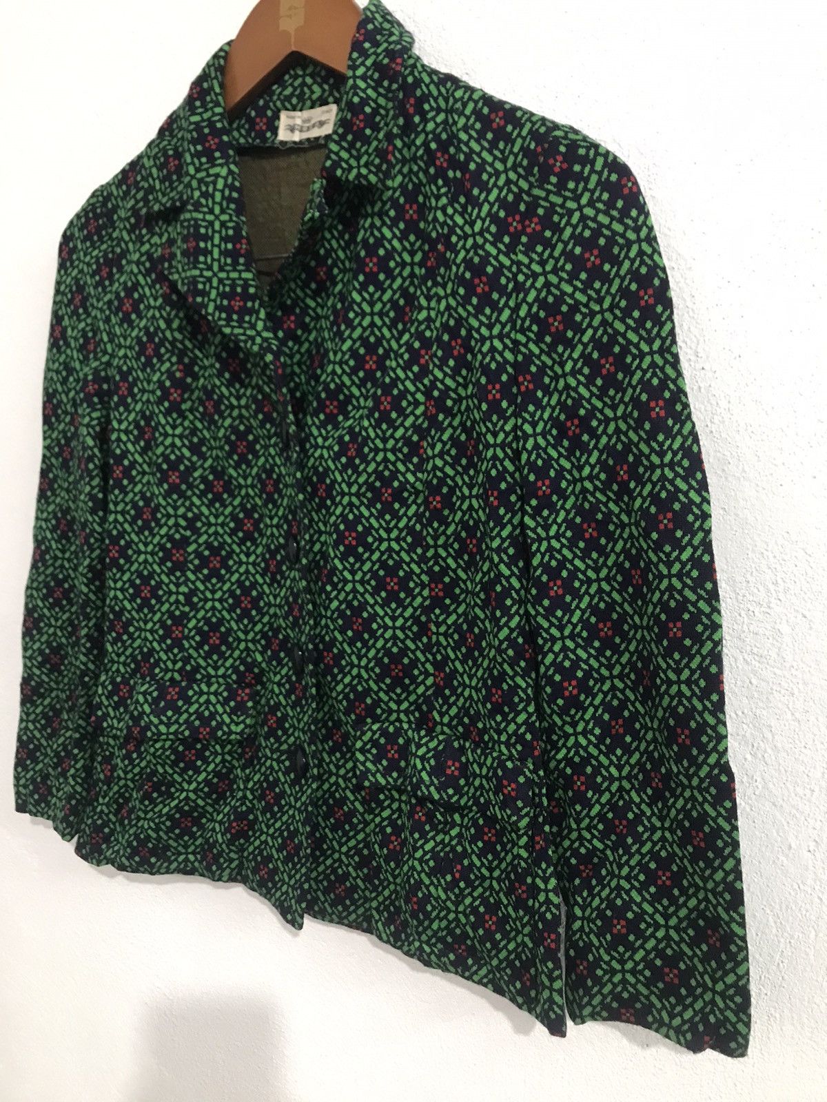 Designer × Japanese Brand × Vintage Vintage Mirsa Italy women green blazer Size S / US 4 / IT 40 - 3 Thumbnail