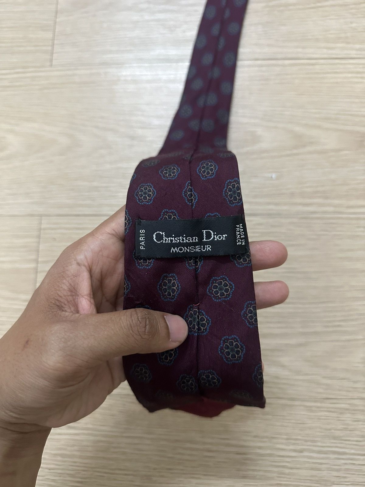 Christian Dior Monsieur Christian Dior Monsieur Luxury Silk Tie Size ONE SIZE - 5 Thumbnail