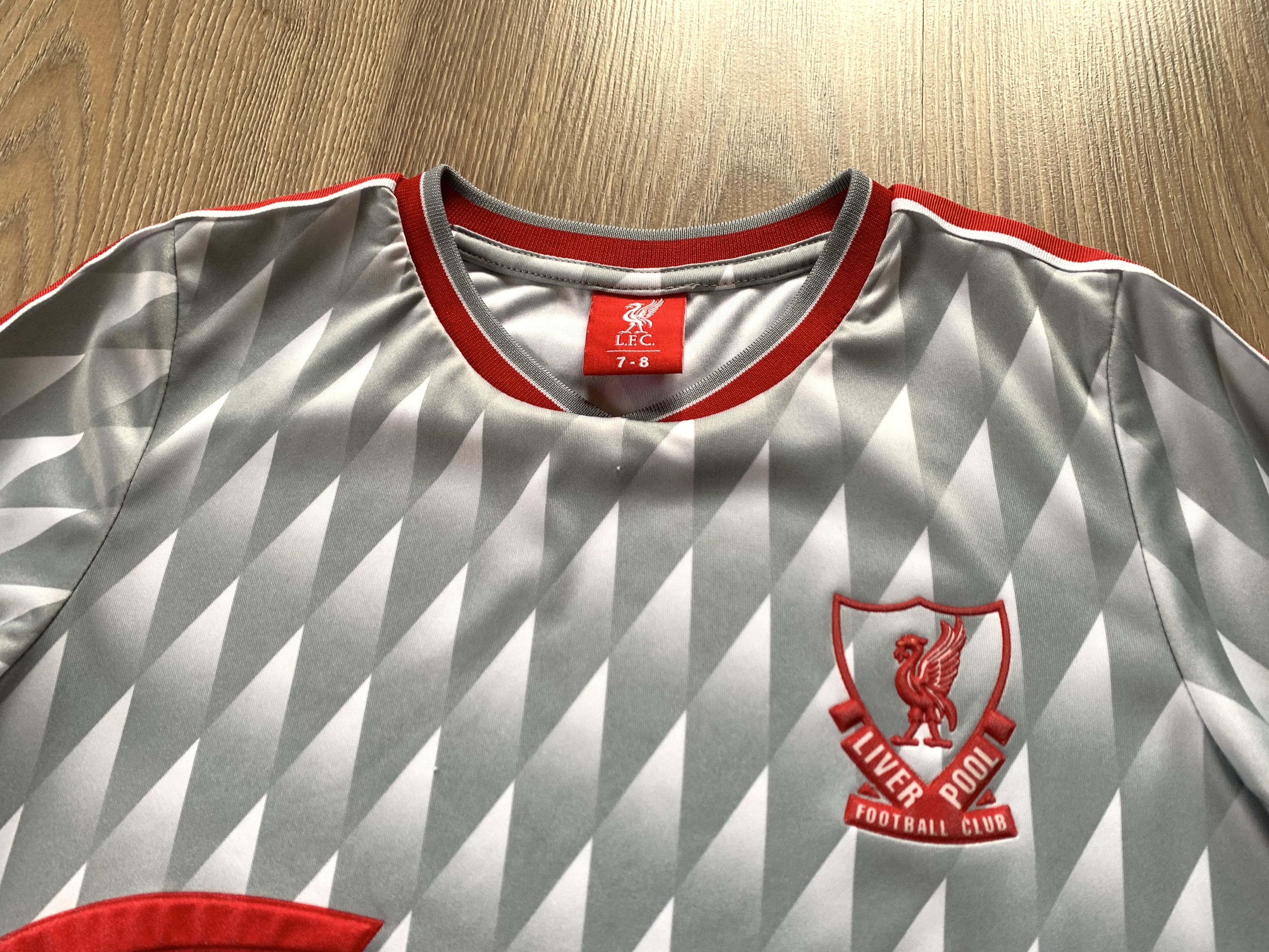 Vintage Liverpool FC Training Gray Printed T-shirt Size US XS / EU 42 / 0 - 4 Thumbnail